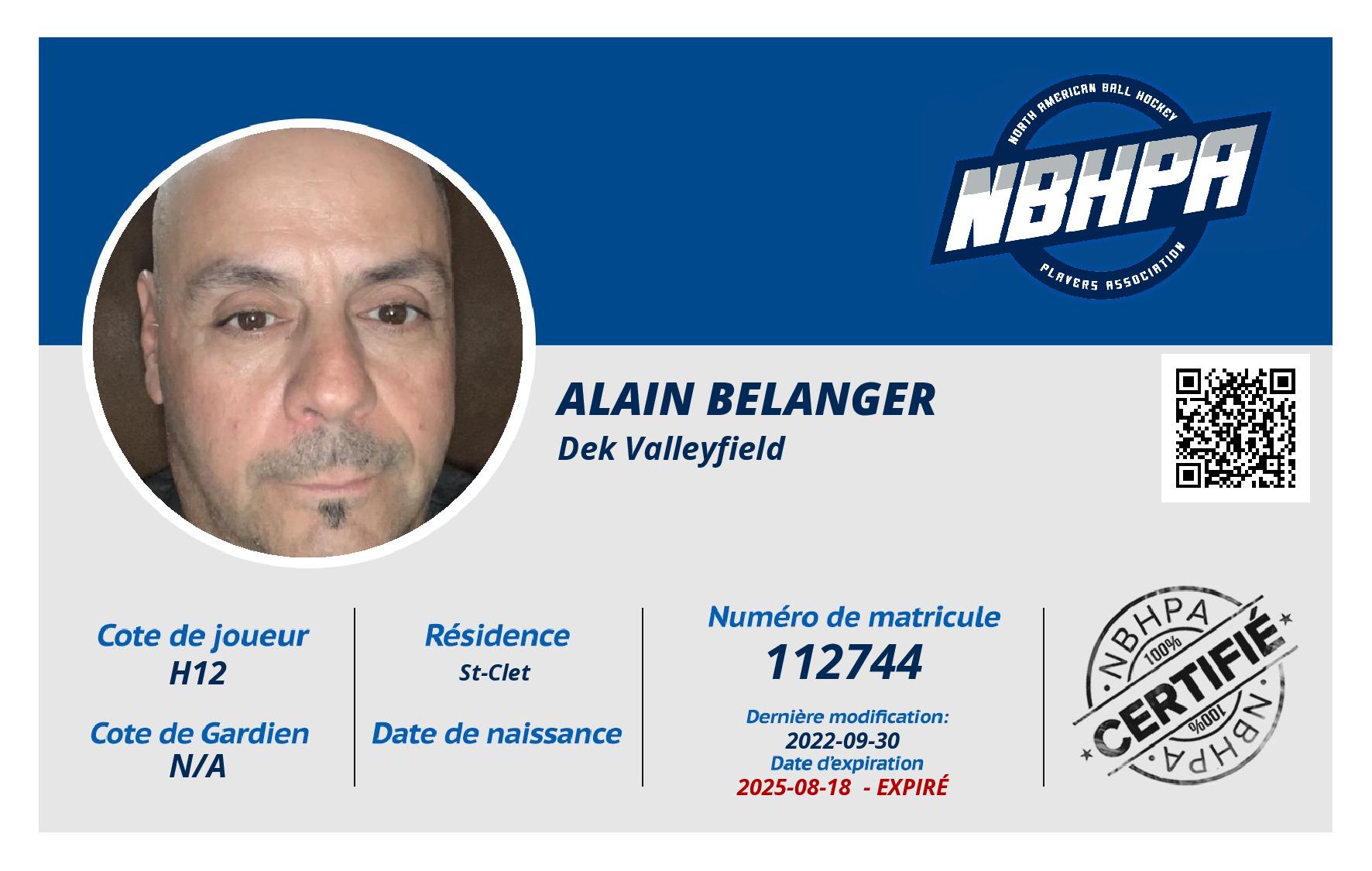 Alain Belanger