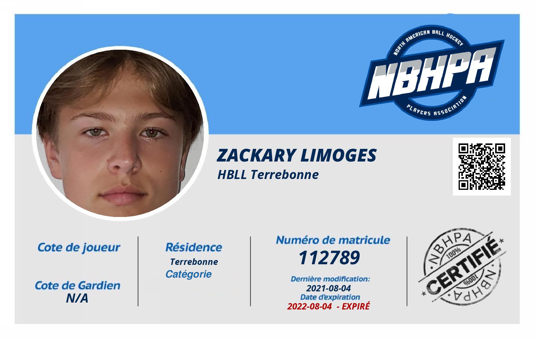 Zackary Limoges