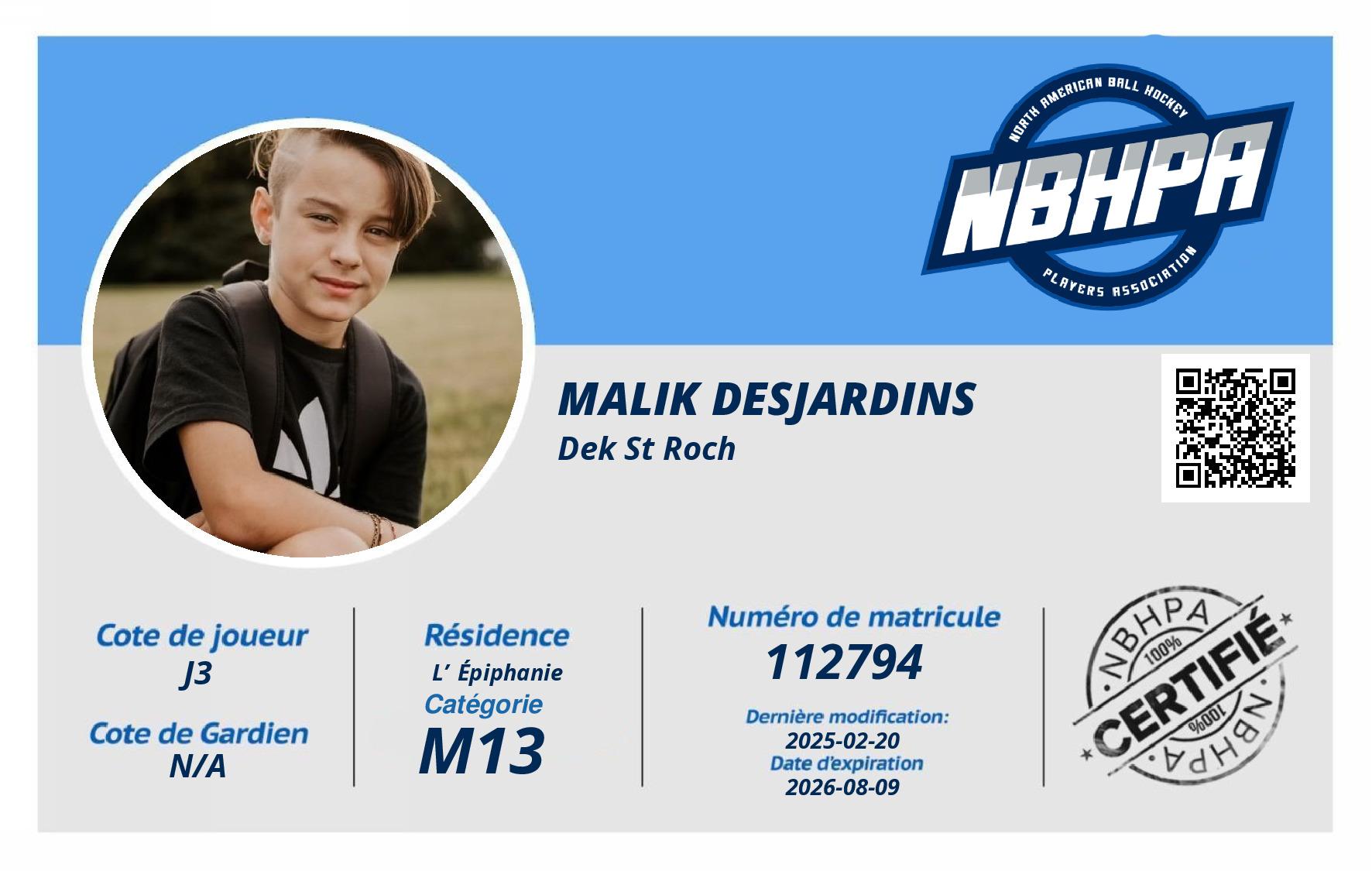 Malik Desjardins