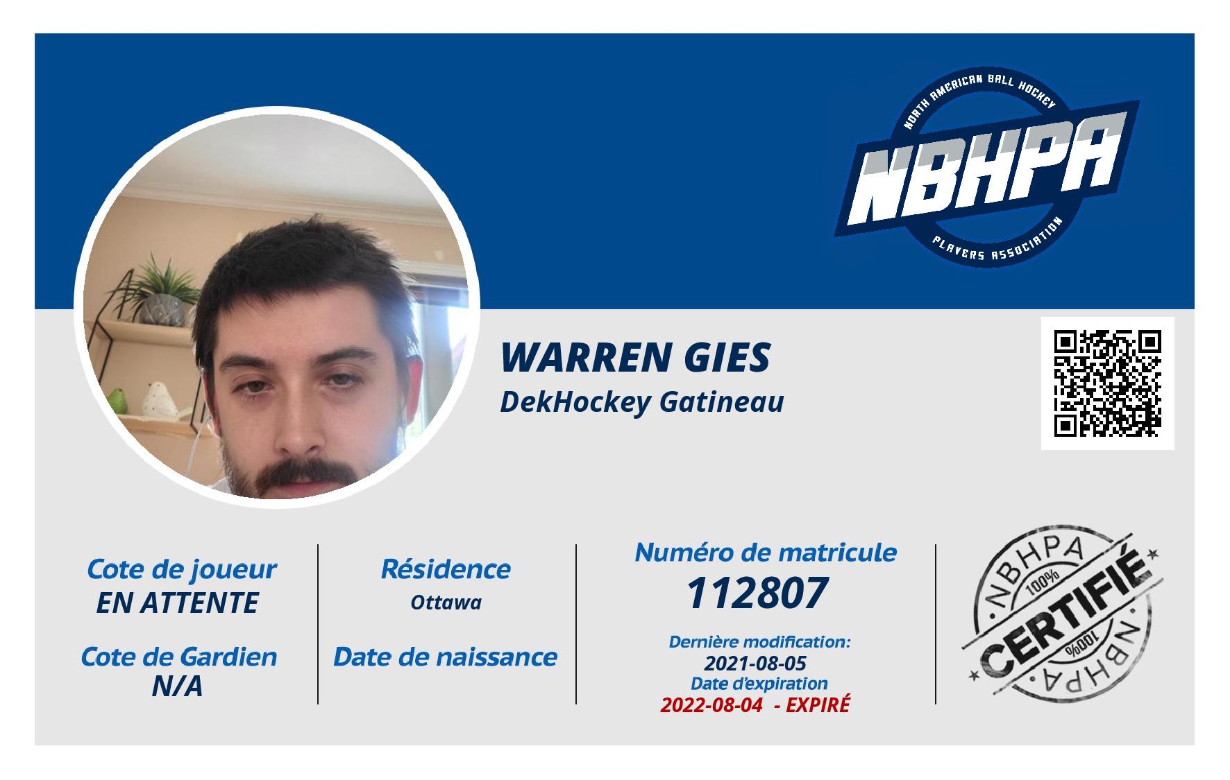Warren Gies