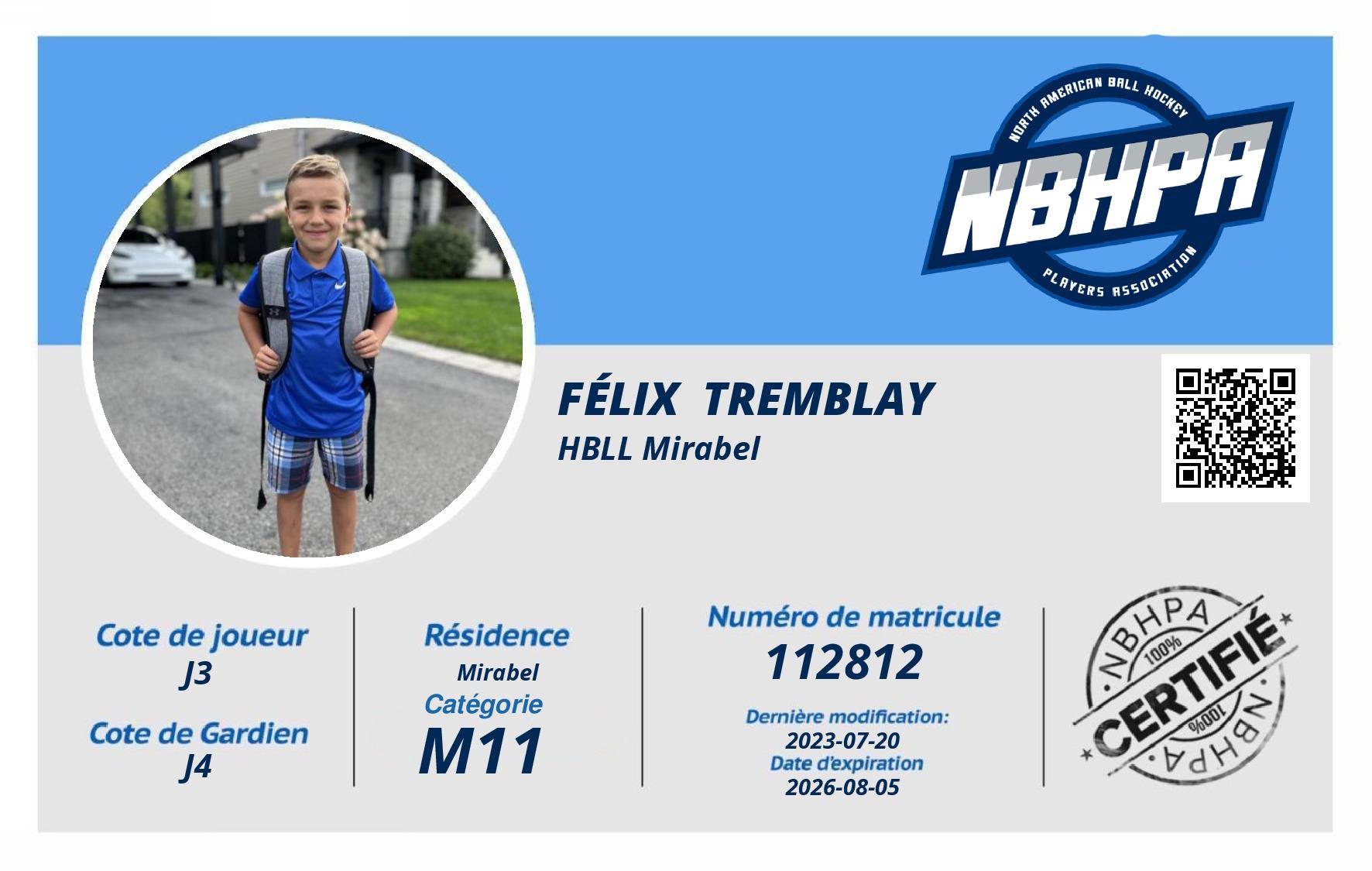 Félix  Tremblay