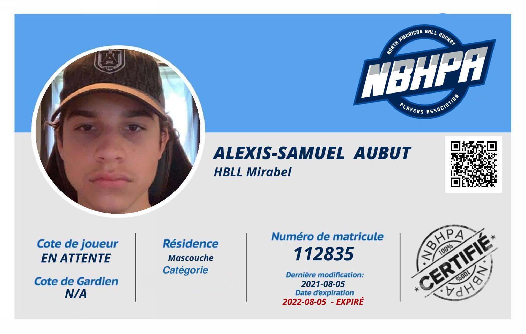 Alexis-Samuel  Aubut