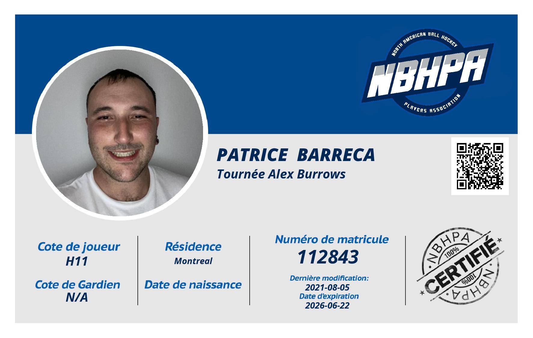 Patrice  Barreca 