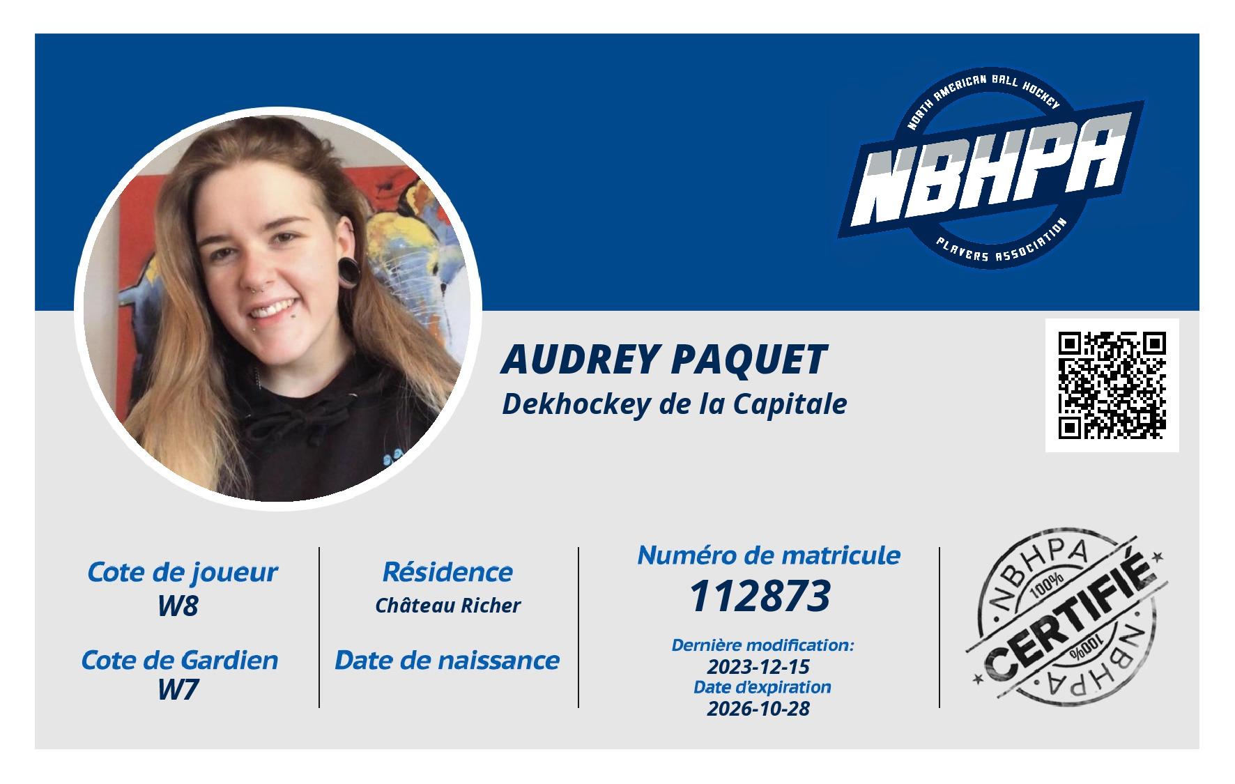 Audrey Paquet