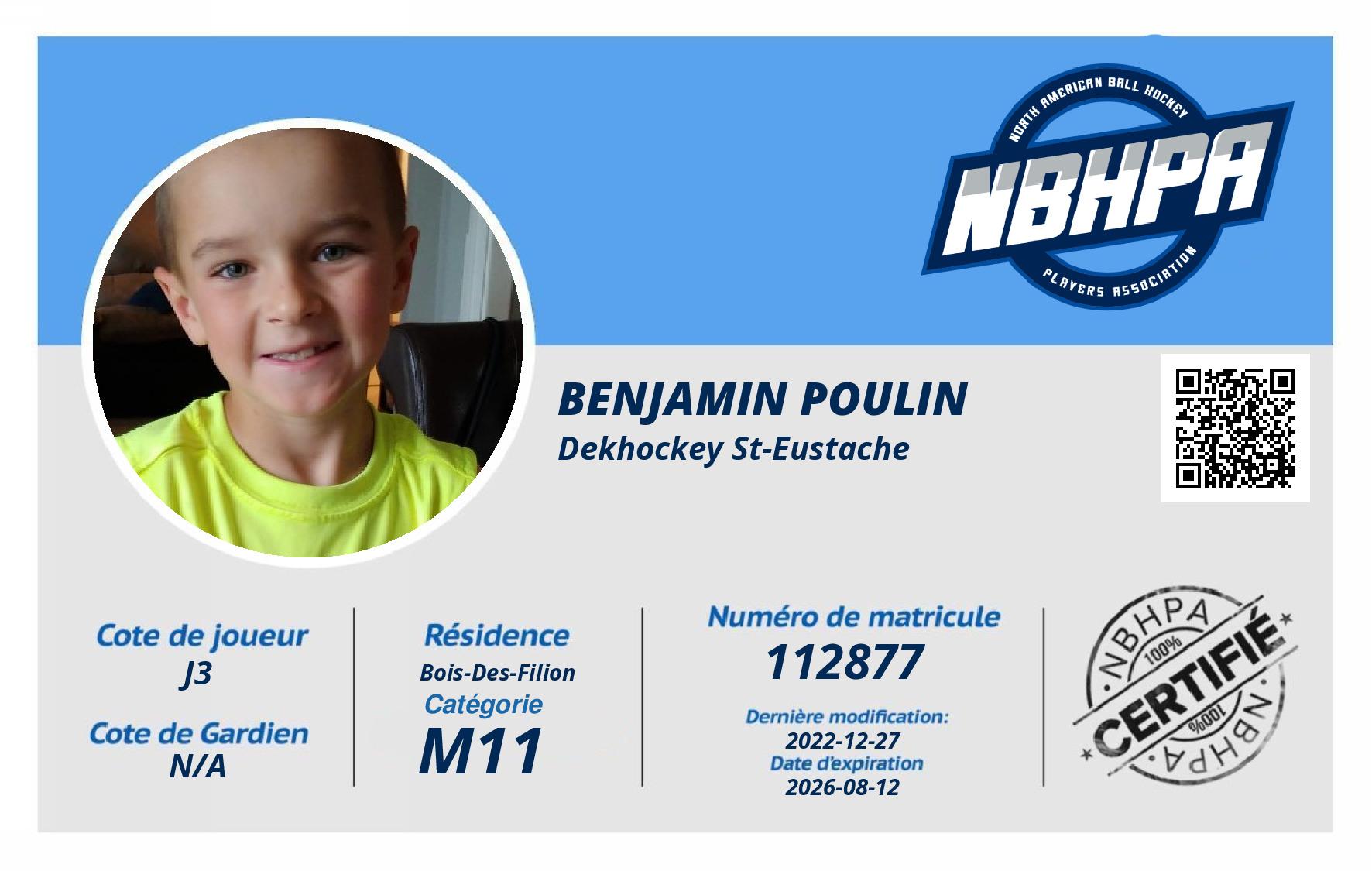 Benjamin Poulin