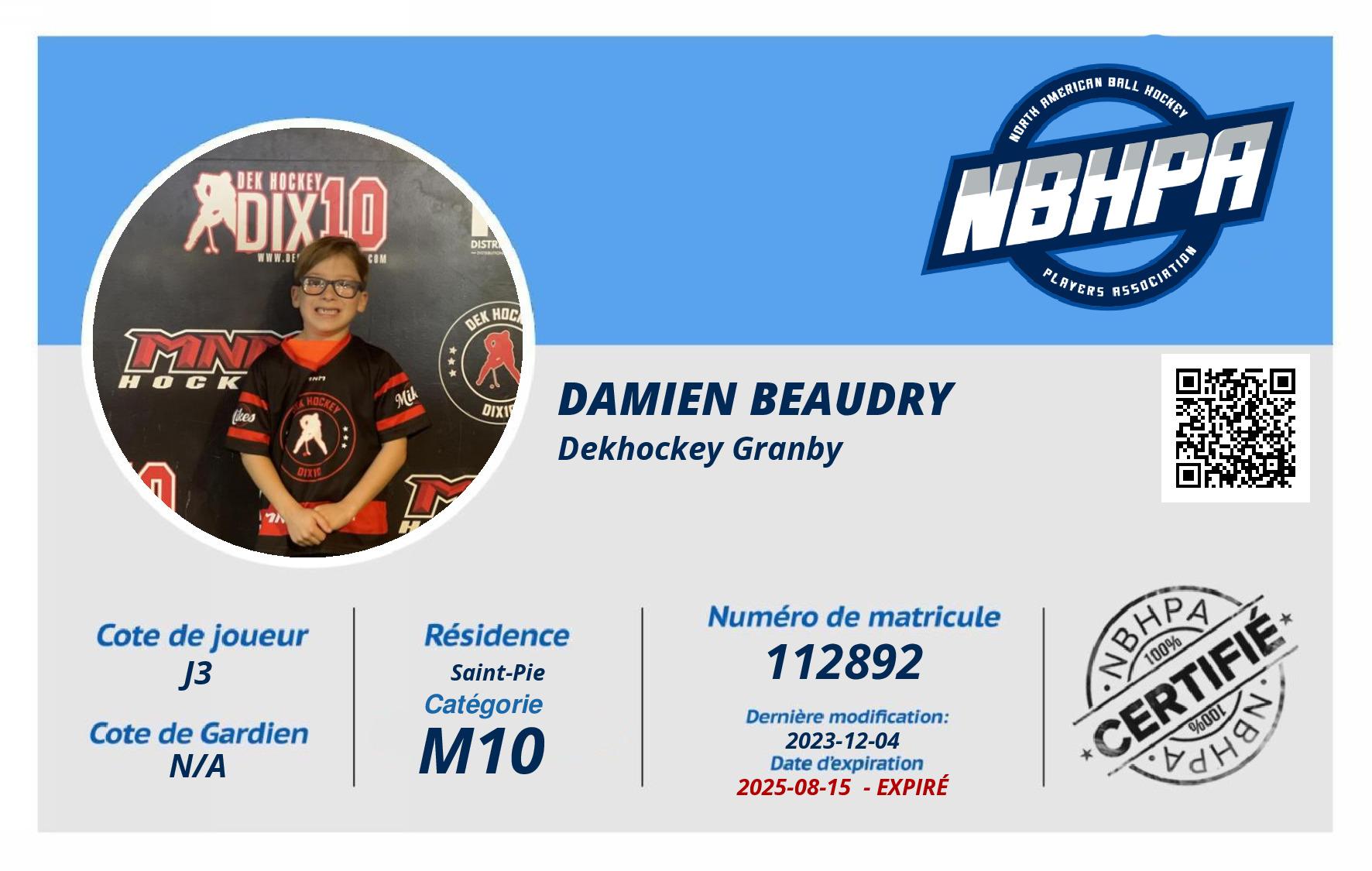 Damien Beaudry