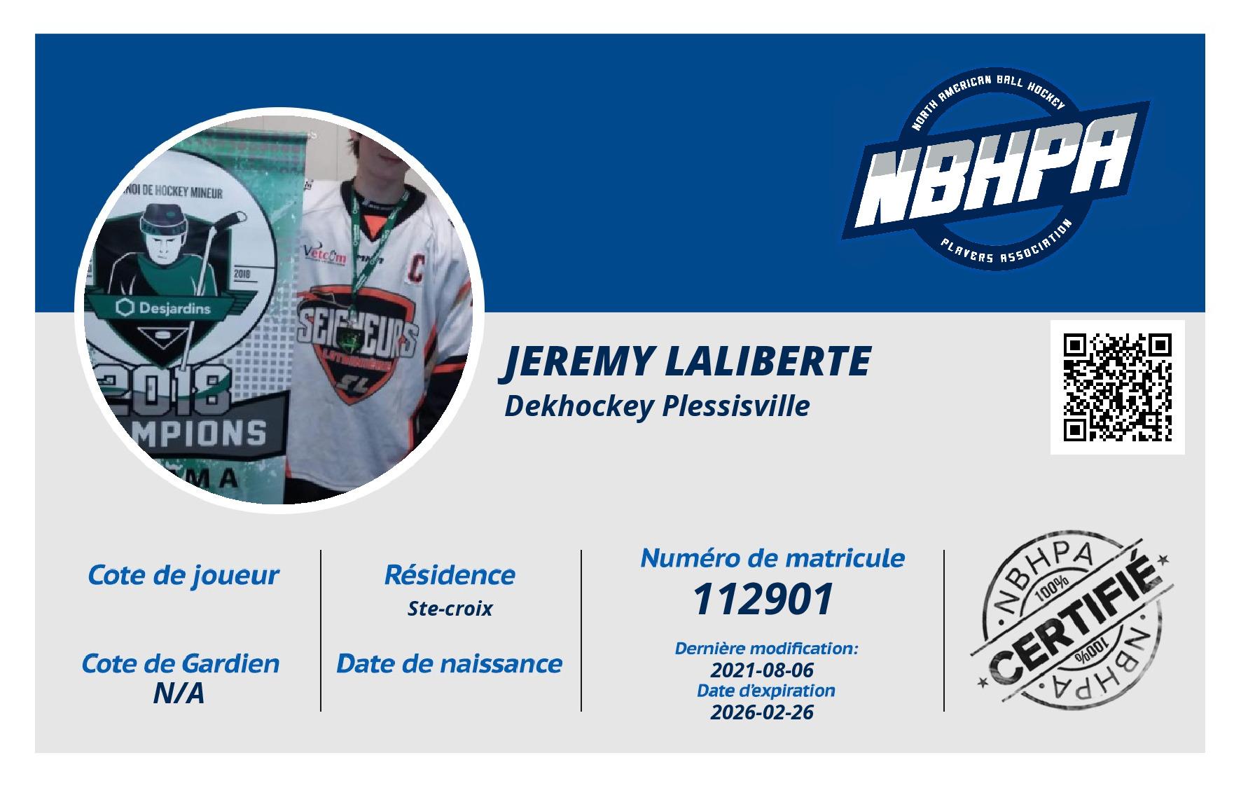 Jeremy Laliberte