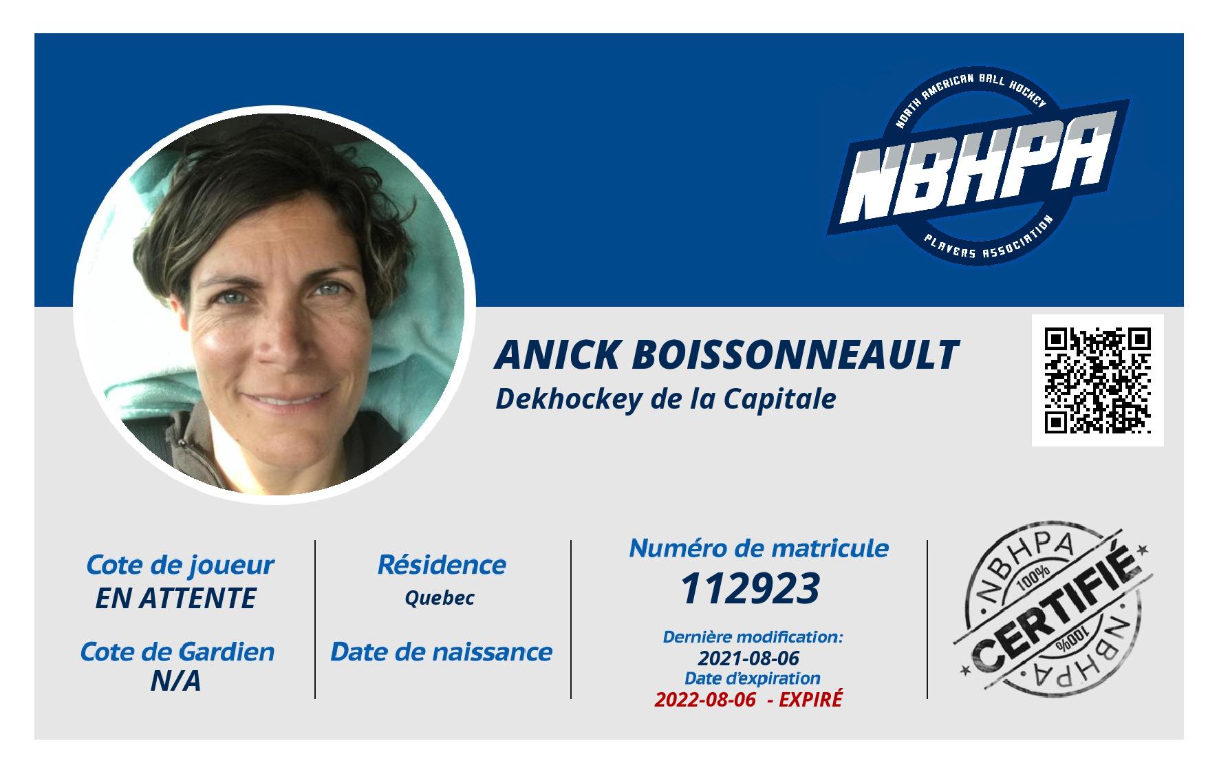 Anick Boissonneault
