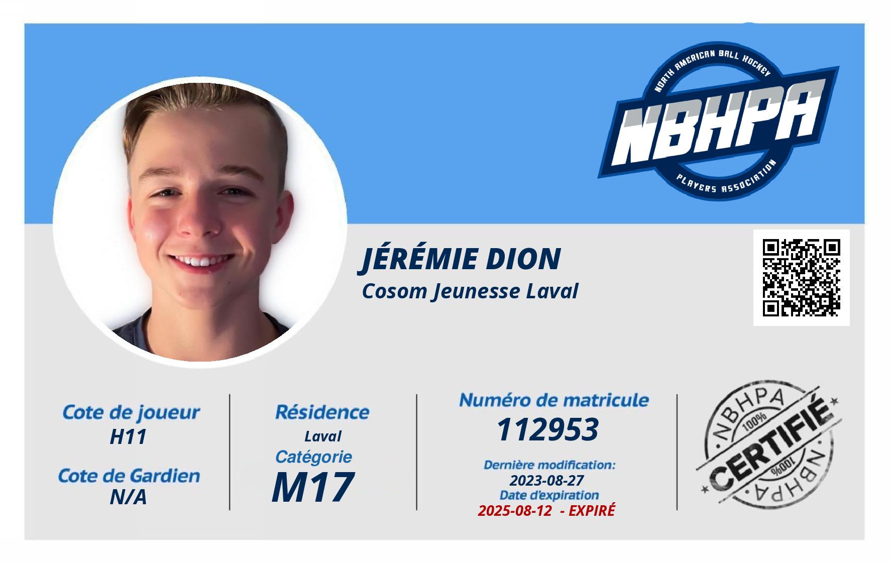 Jérémie Dion