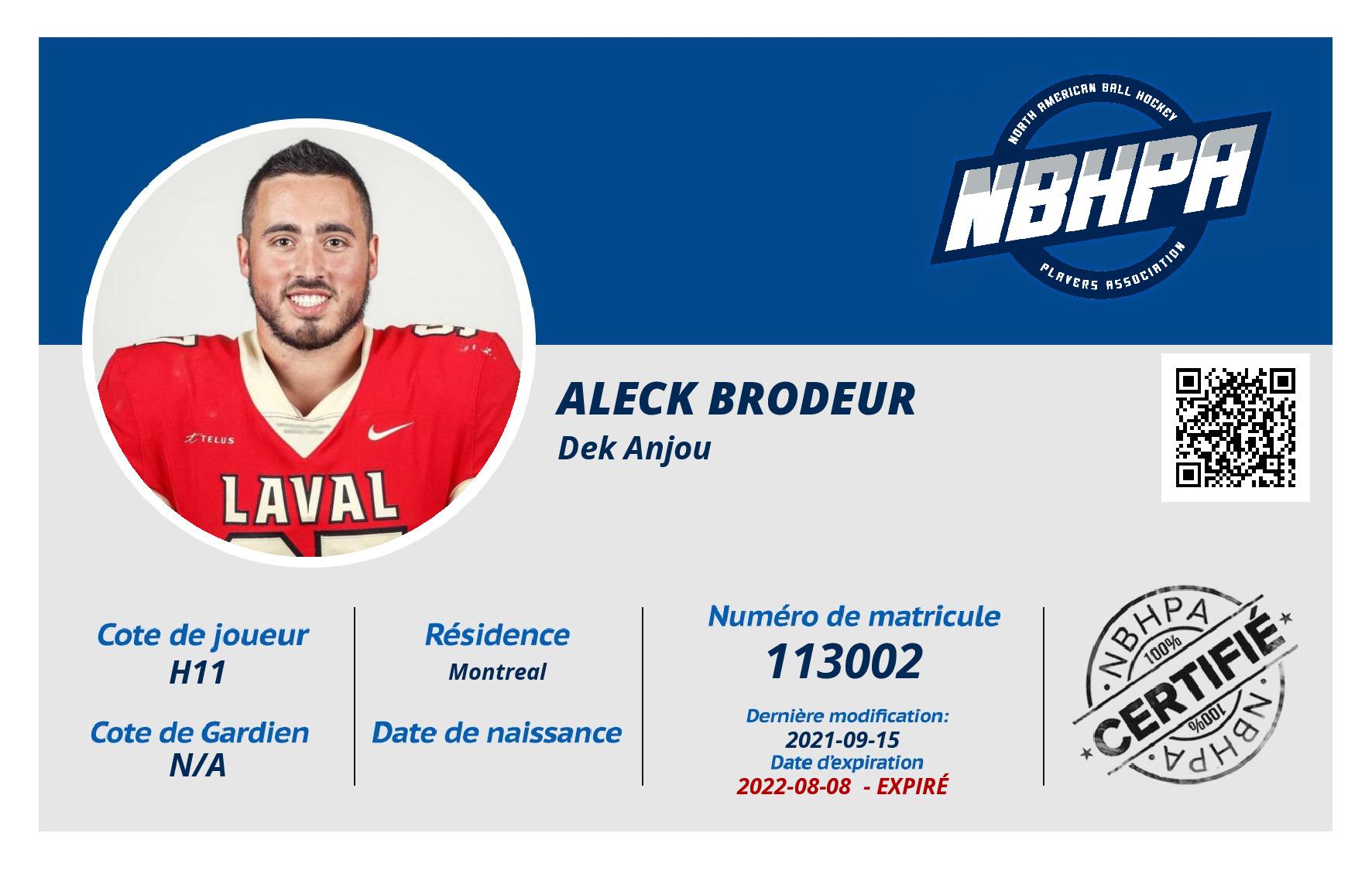 Aleck Brodeur