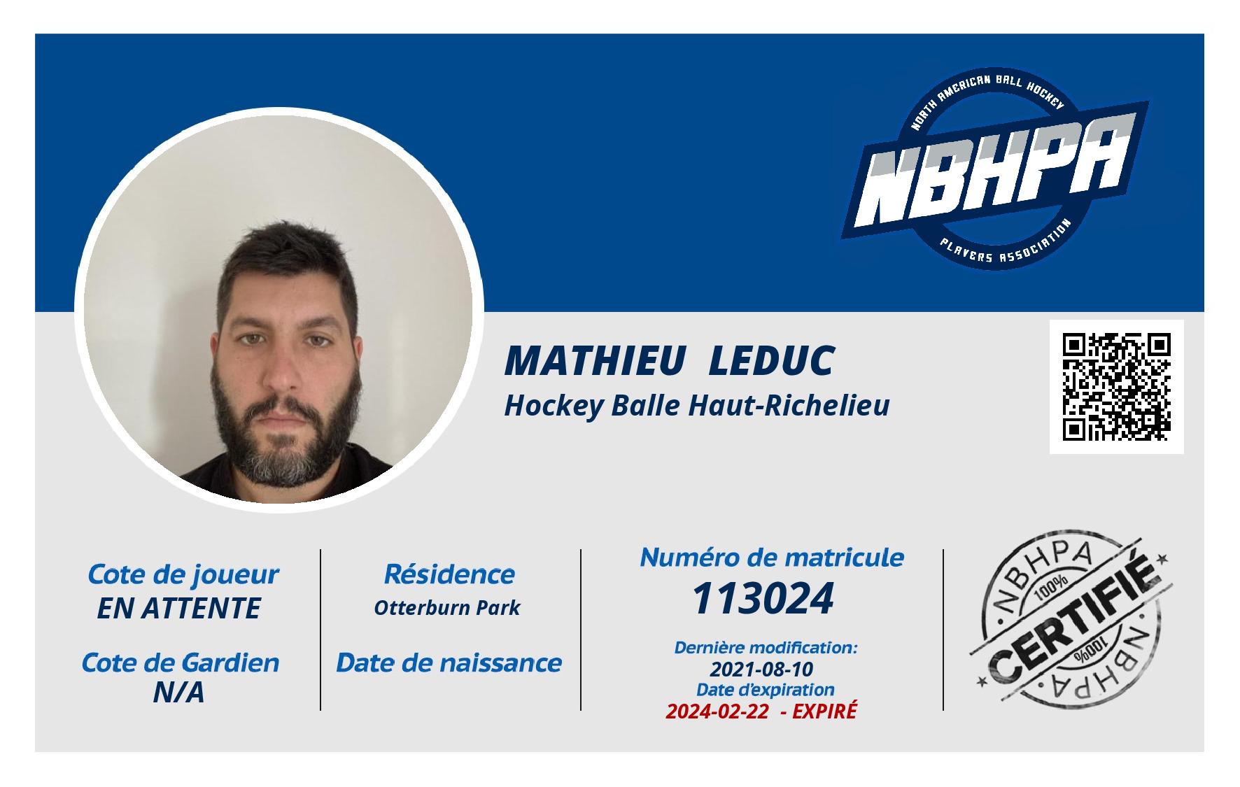 Mathieu  Leduc