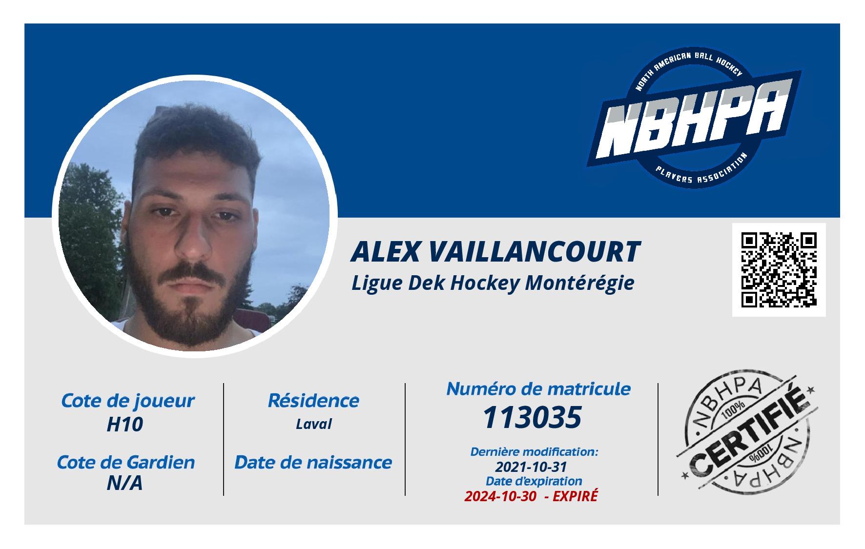 Alex Vaillancourt 