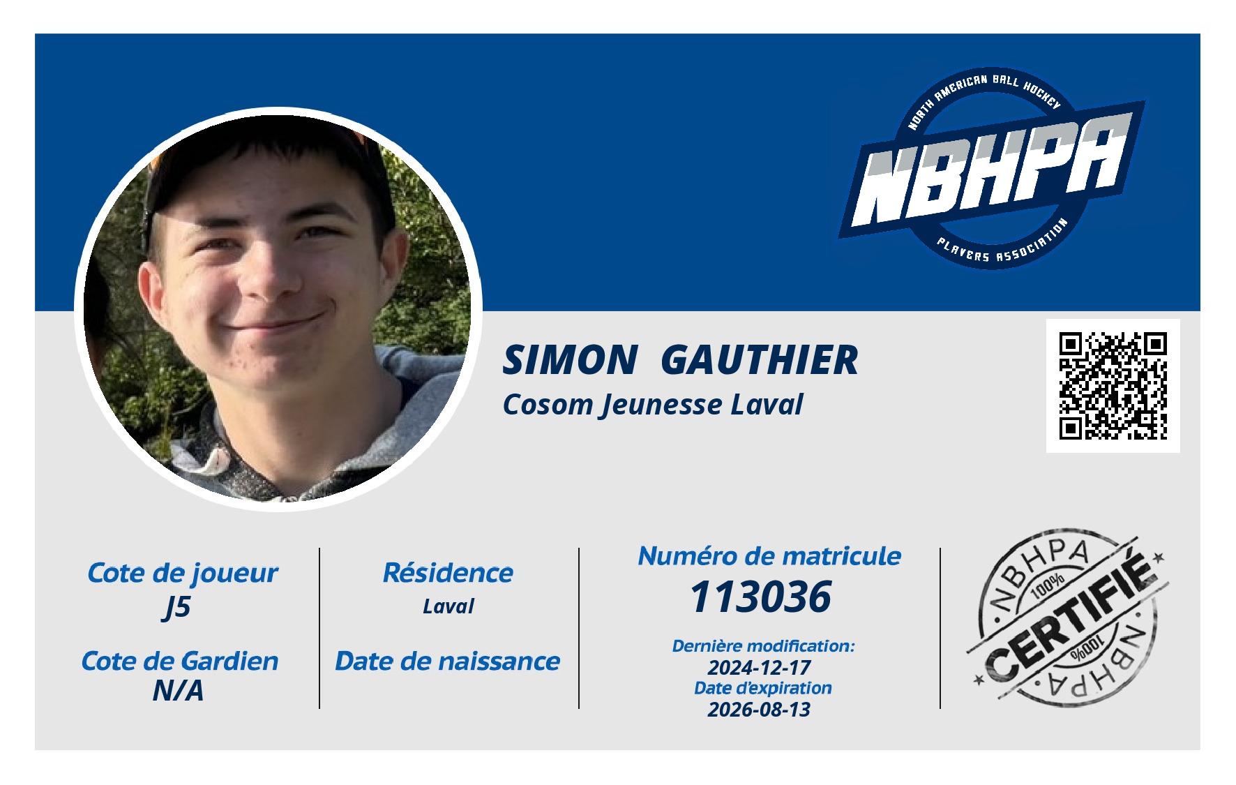 Simon  Gauthier