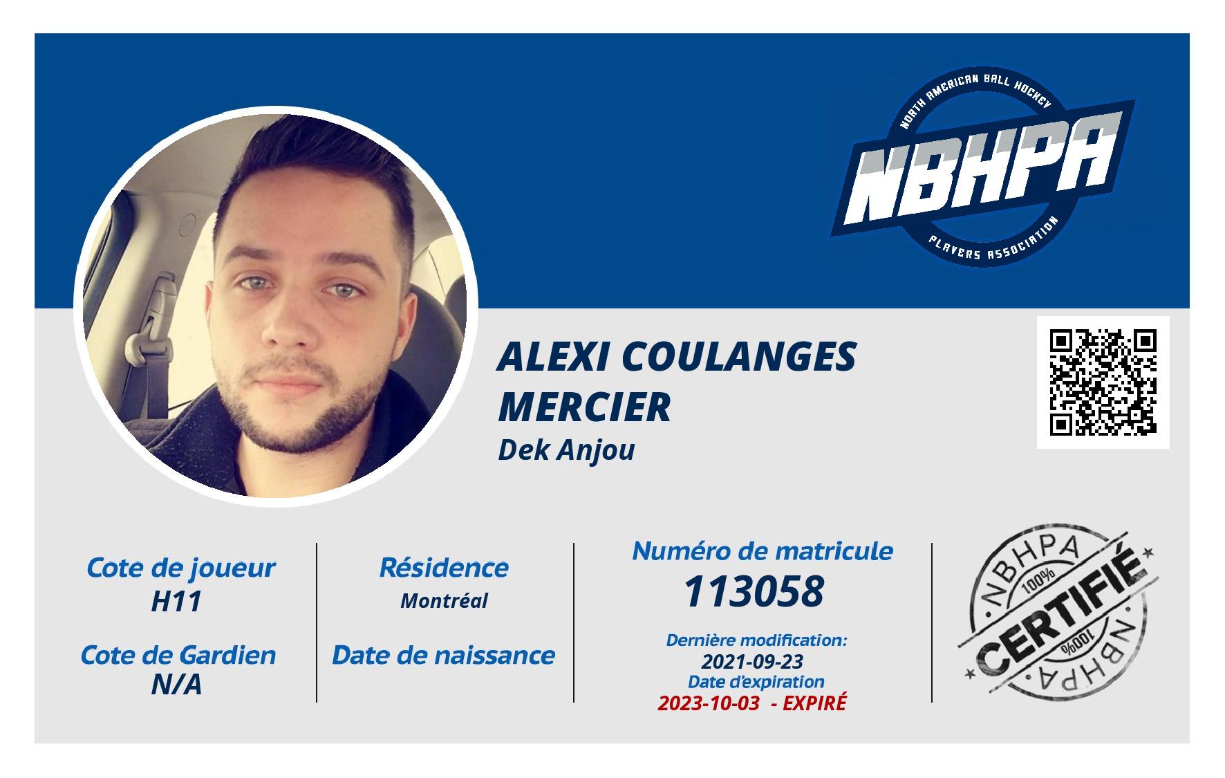 Alexi Coulanges Mercier