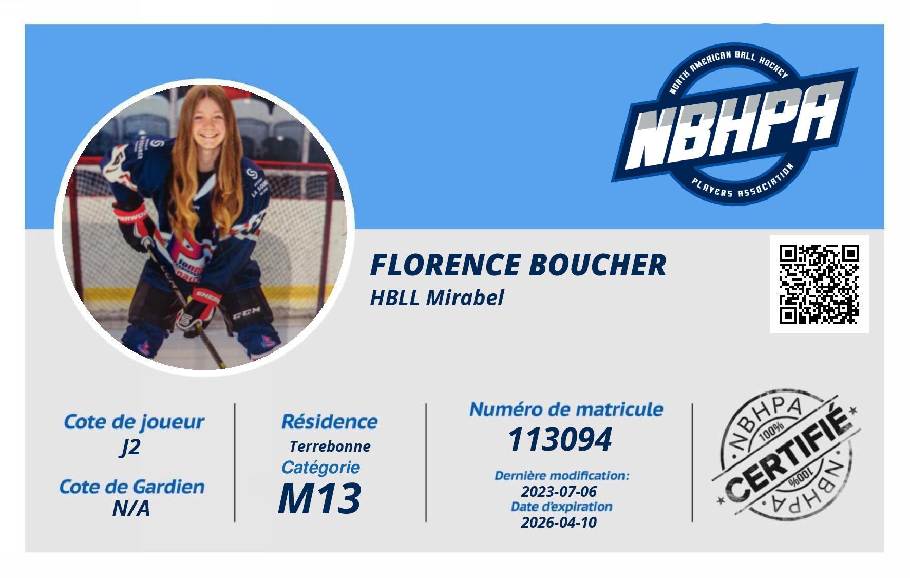 Florence Boucher