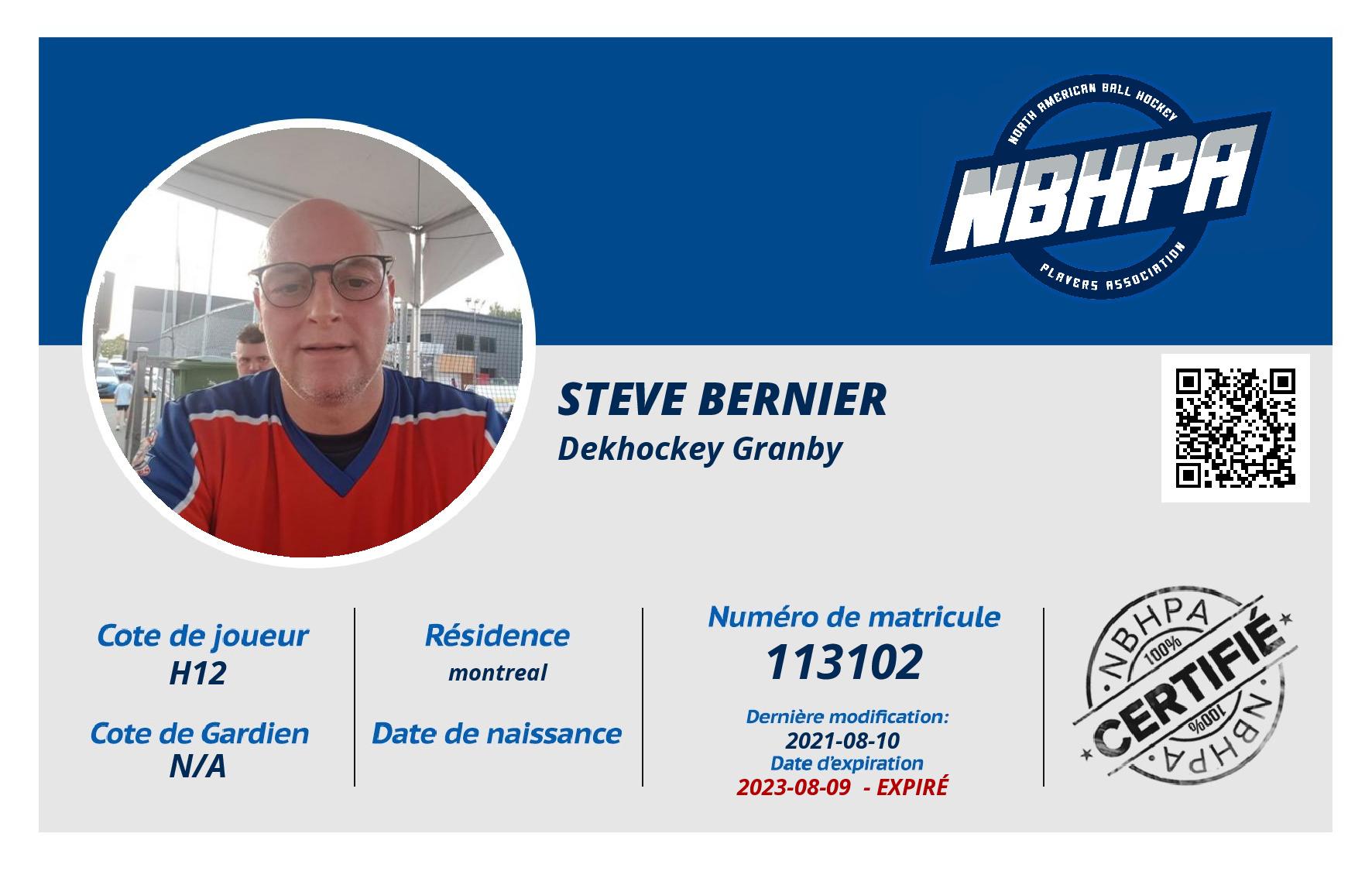 Steve Bernier