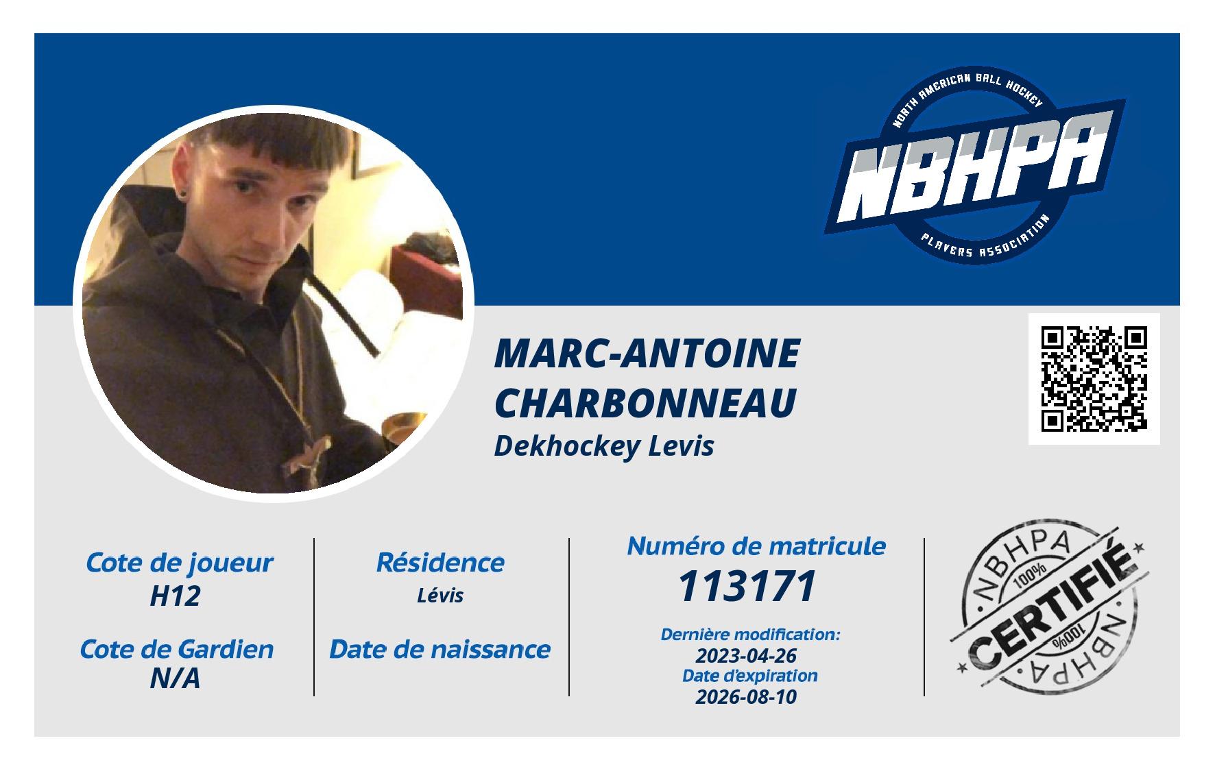 Marc-Antoine Charbonneau