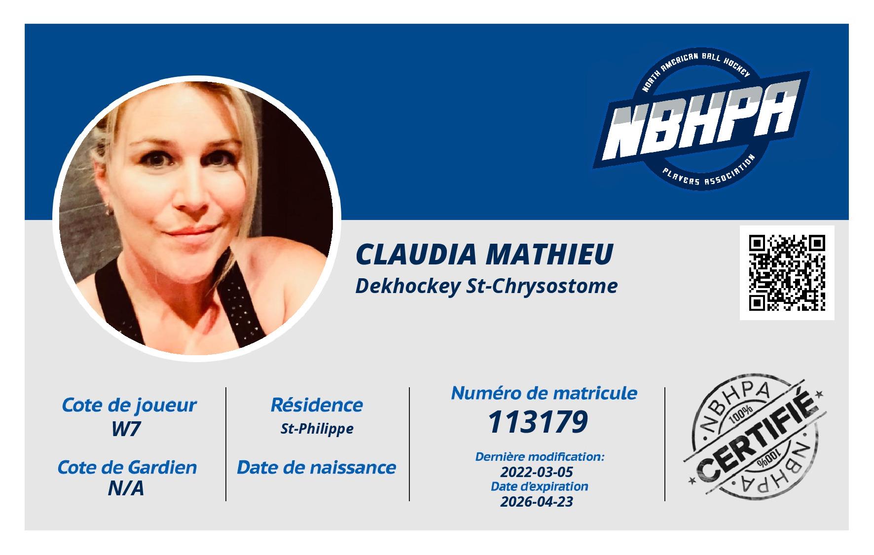 Claudia Mathieu
