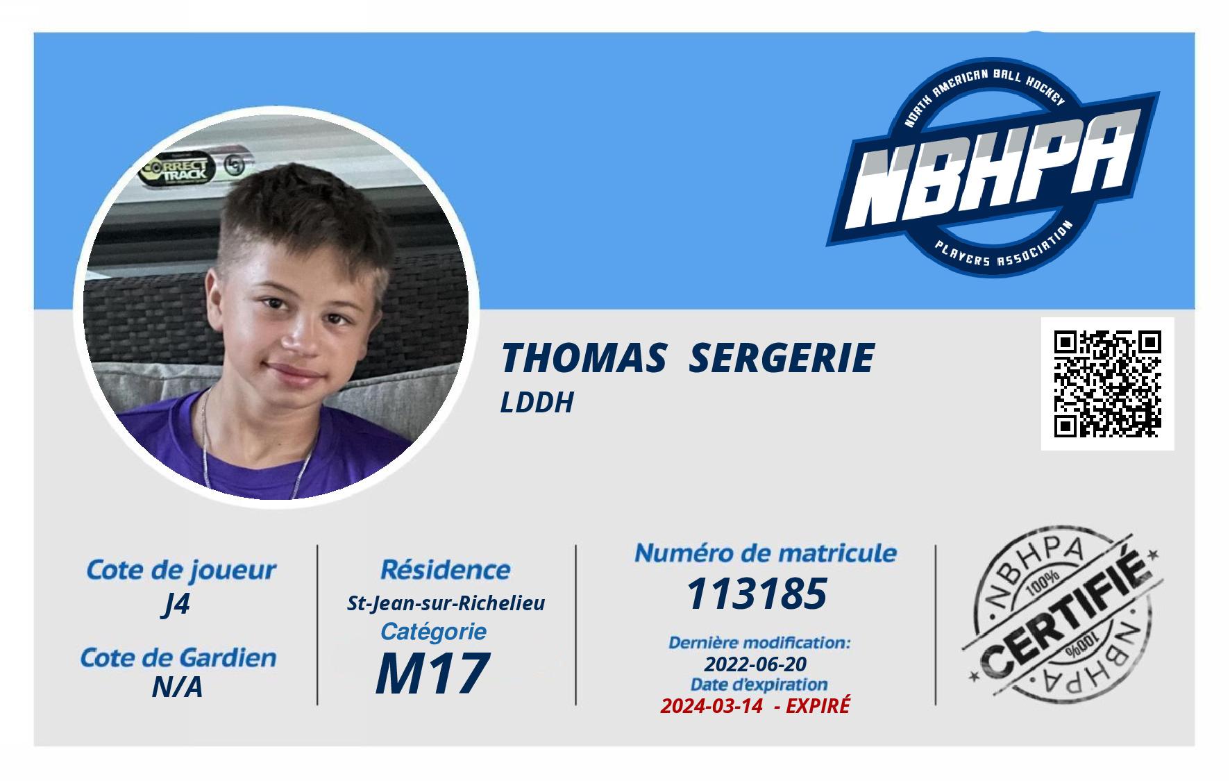 Thomas  Sergerie