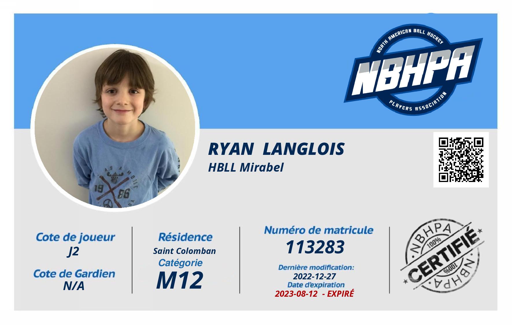 Ryan  Langlois 