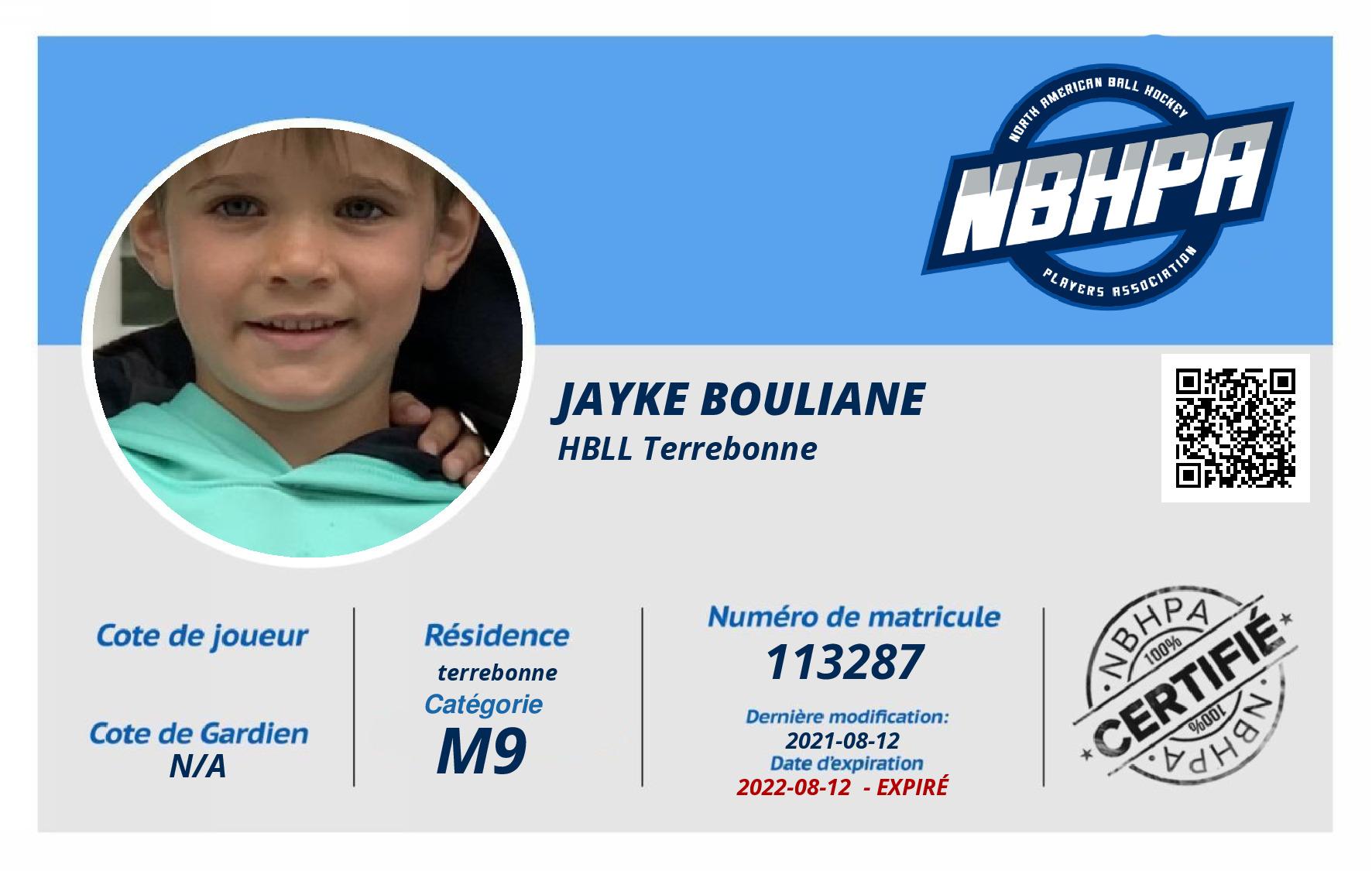 Jayke Bouliane
