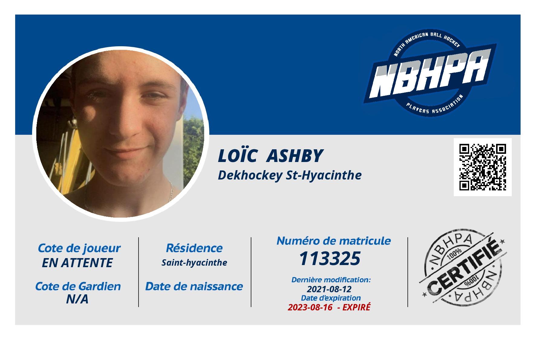 Loïc  Ashby 