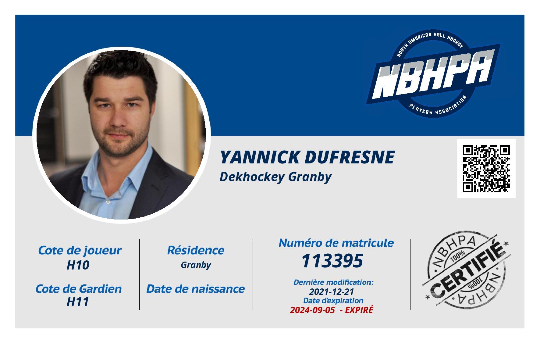 Yannick Dufresne