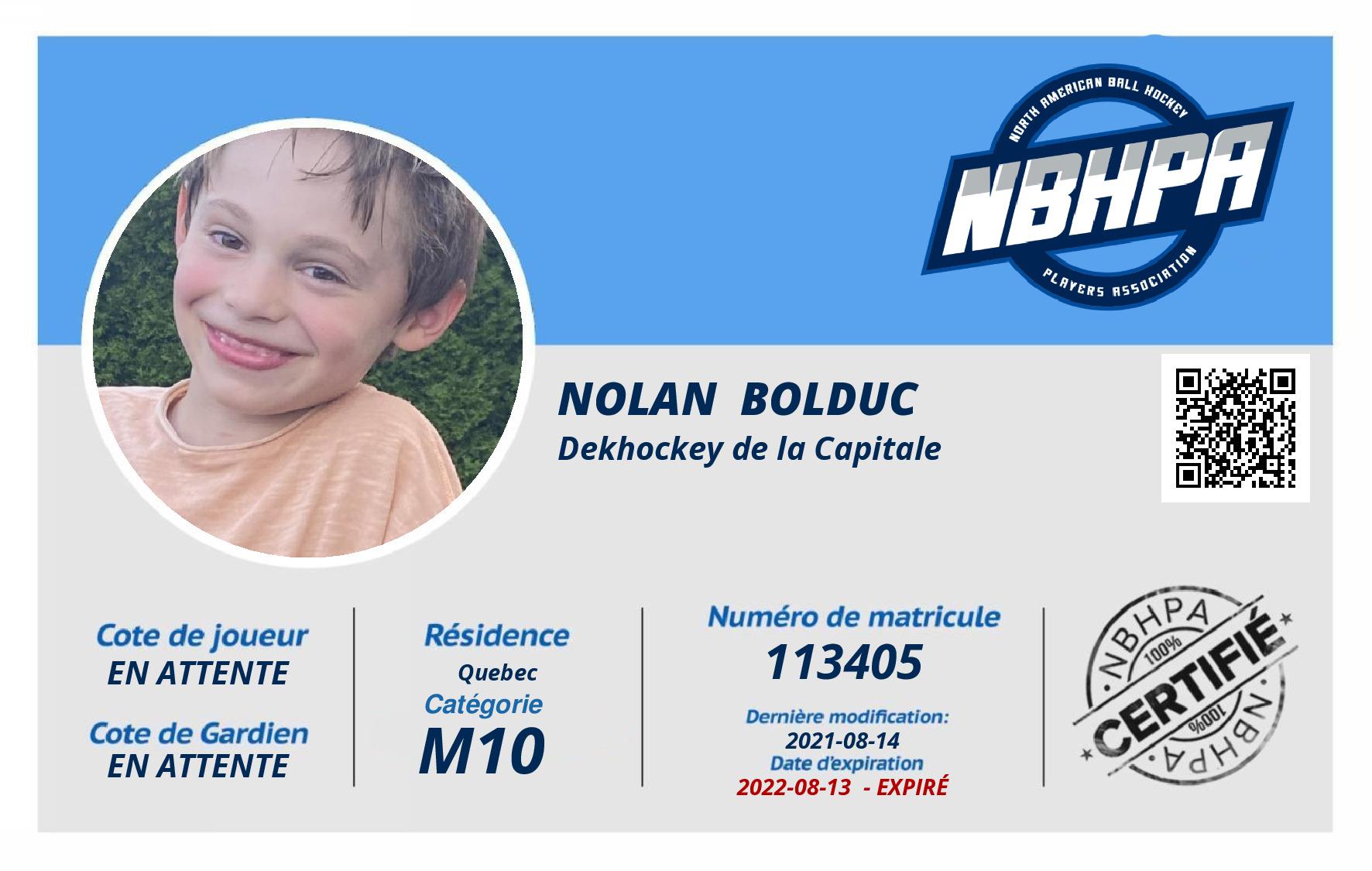 Nolan  Bolduc