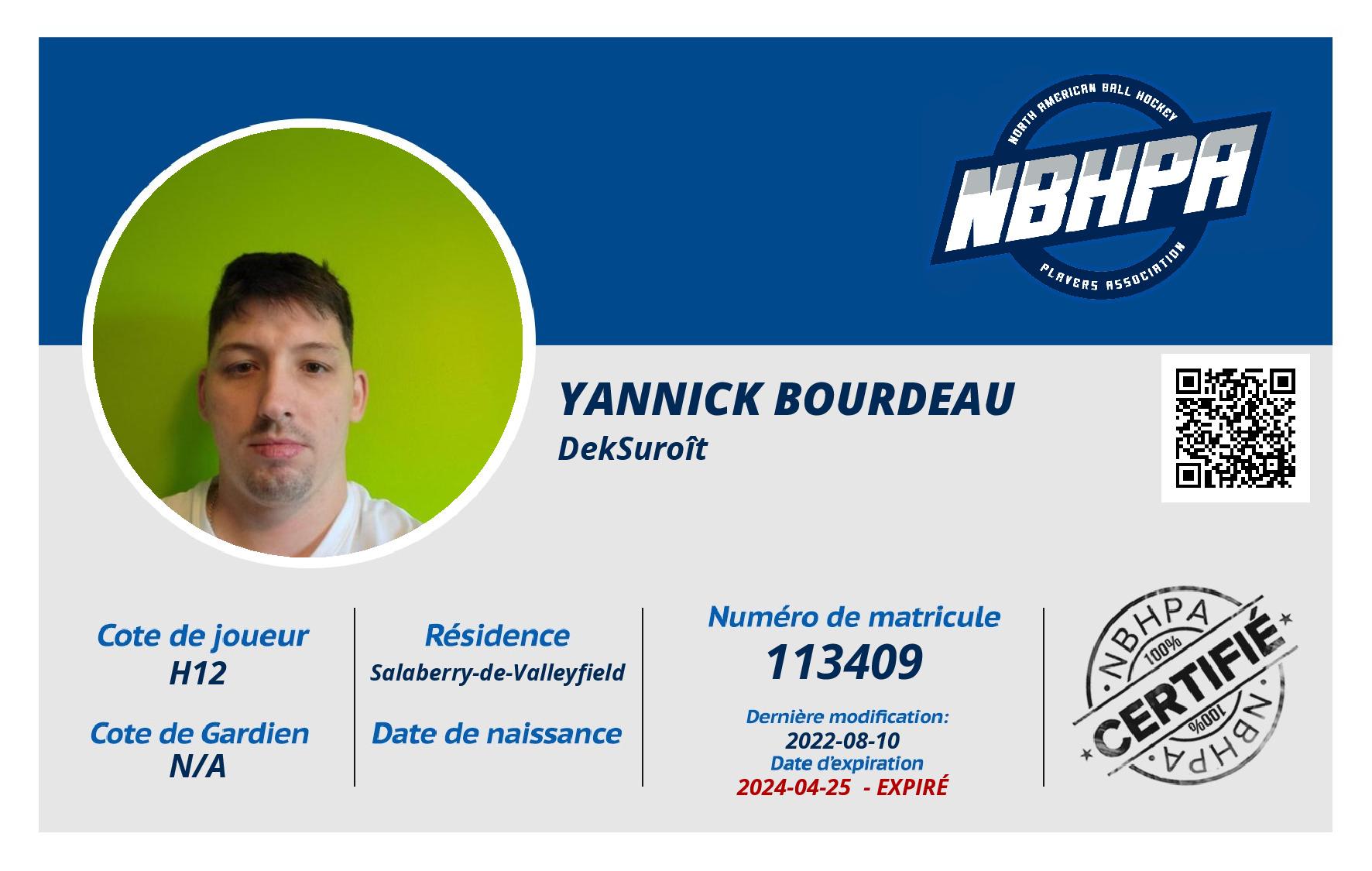 Yannick Bourdeau