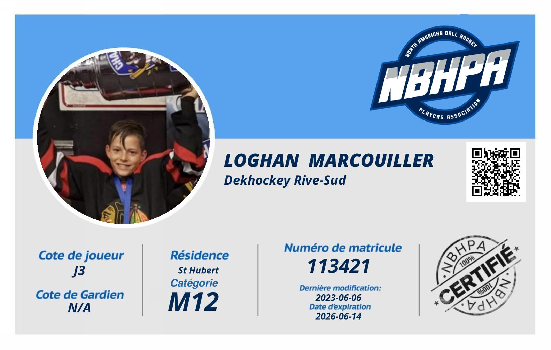 Loghan  Marcouiller 