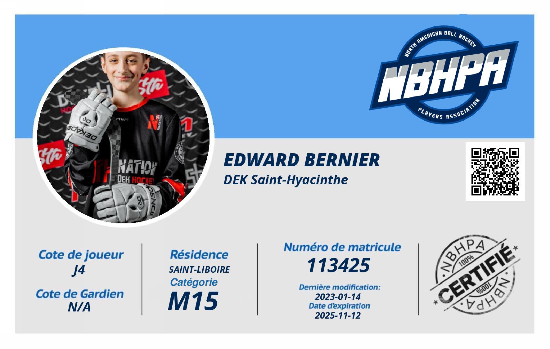 Edward Bernier