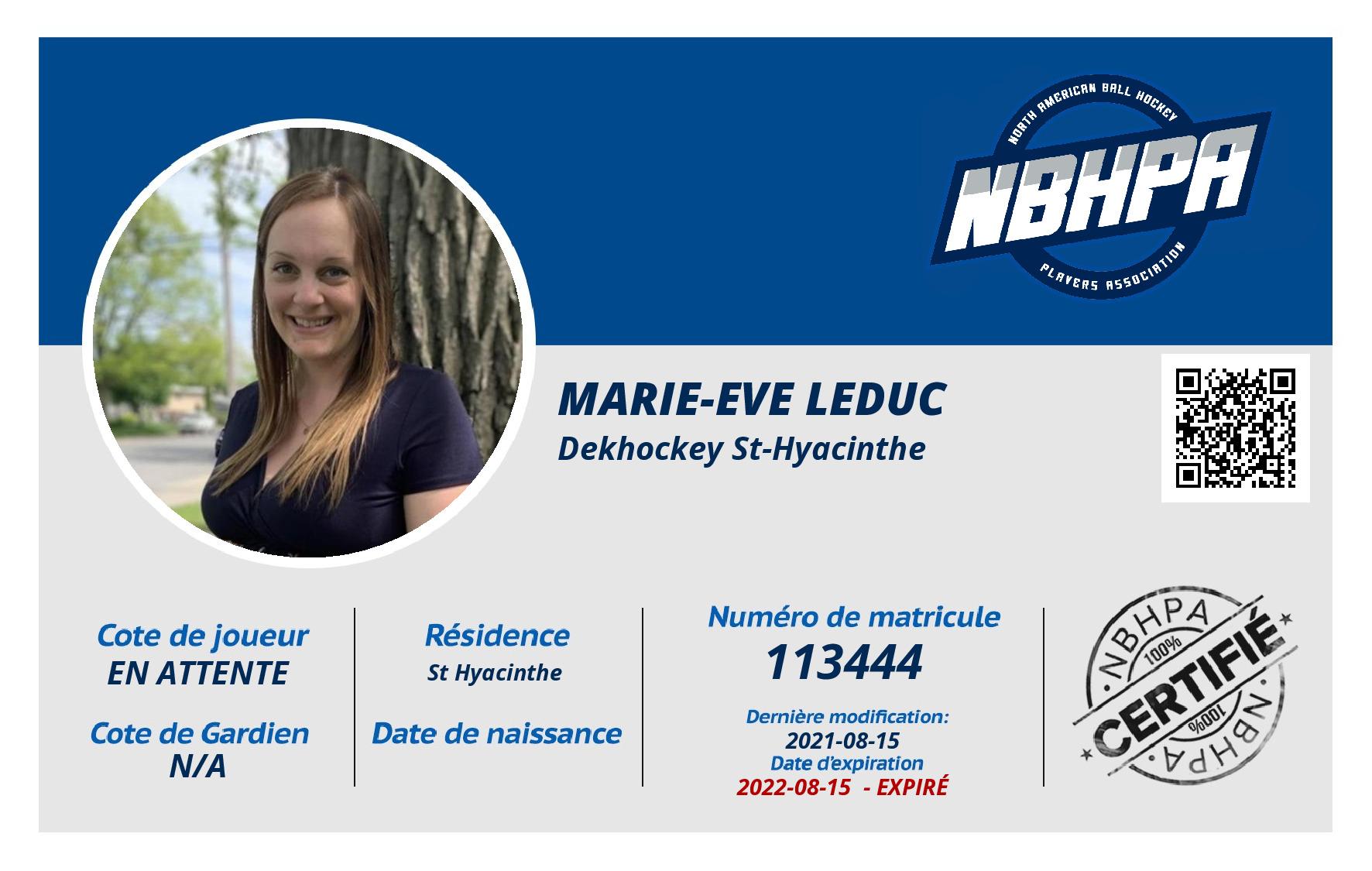 Marie-Eve Leduc