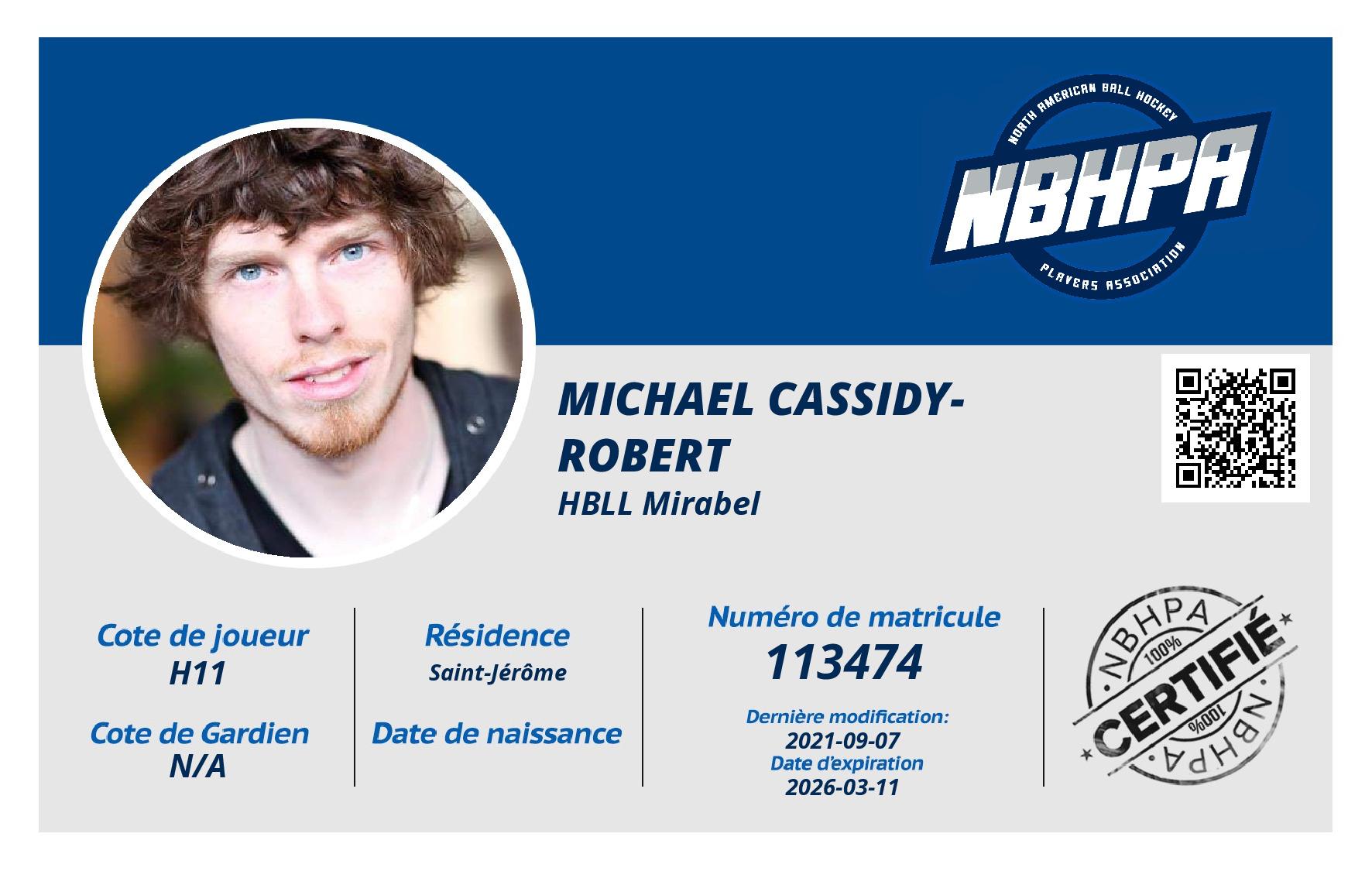 Michael Cassidy-Robert