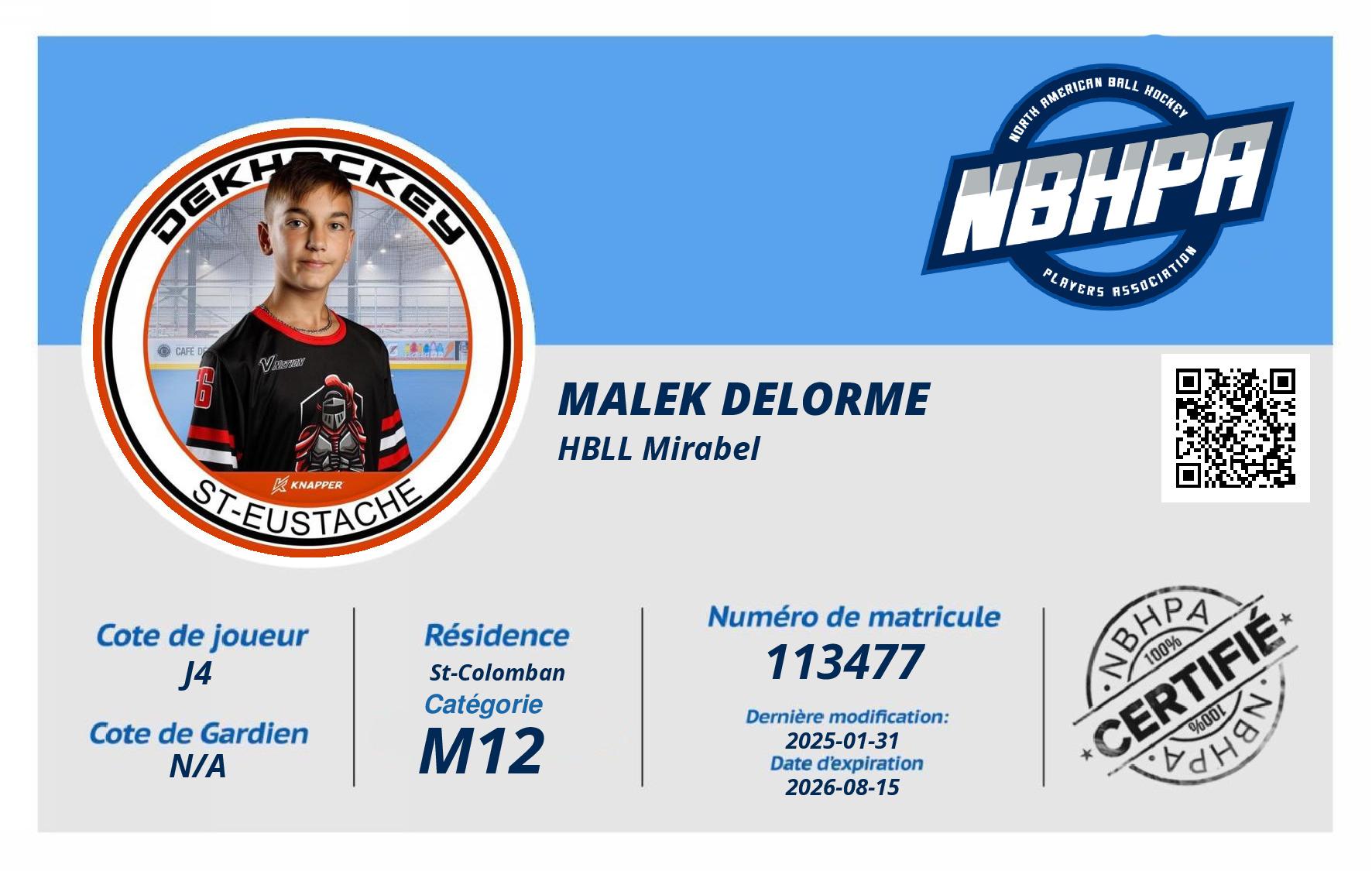 Malek Delorme