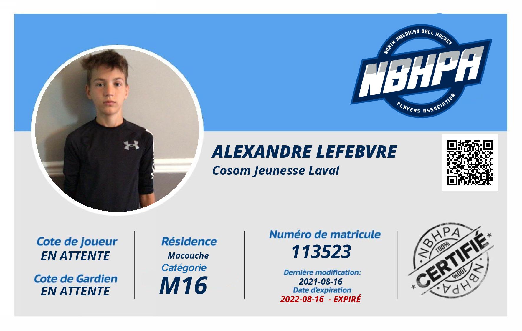 Alexandre Lefebvre