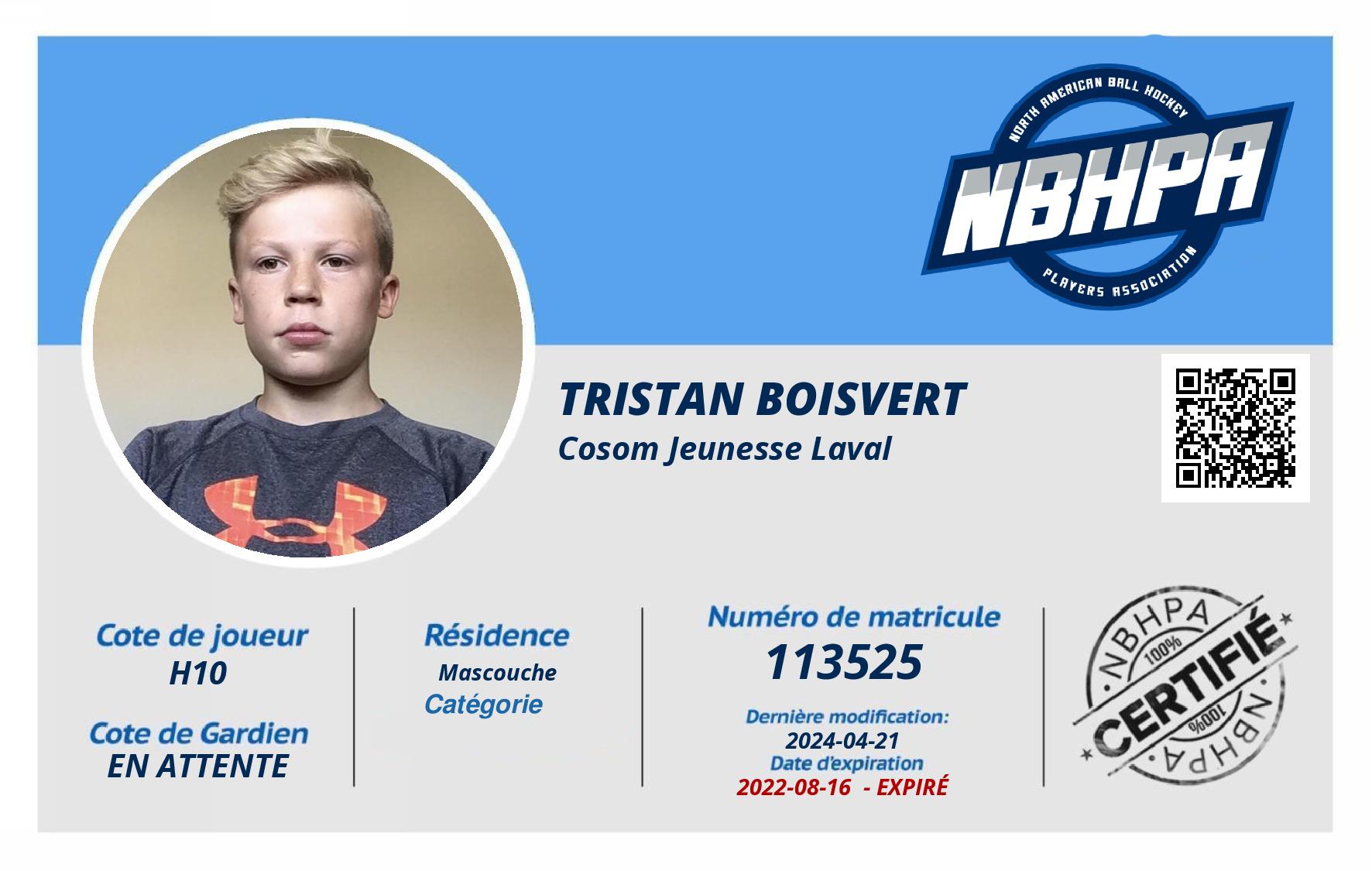 Tristan Boisvert