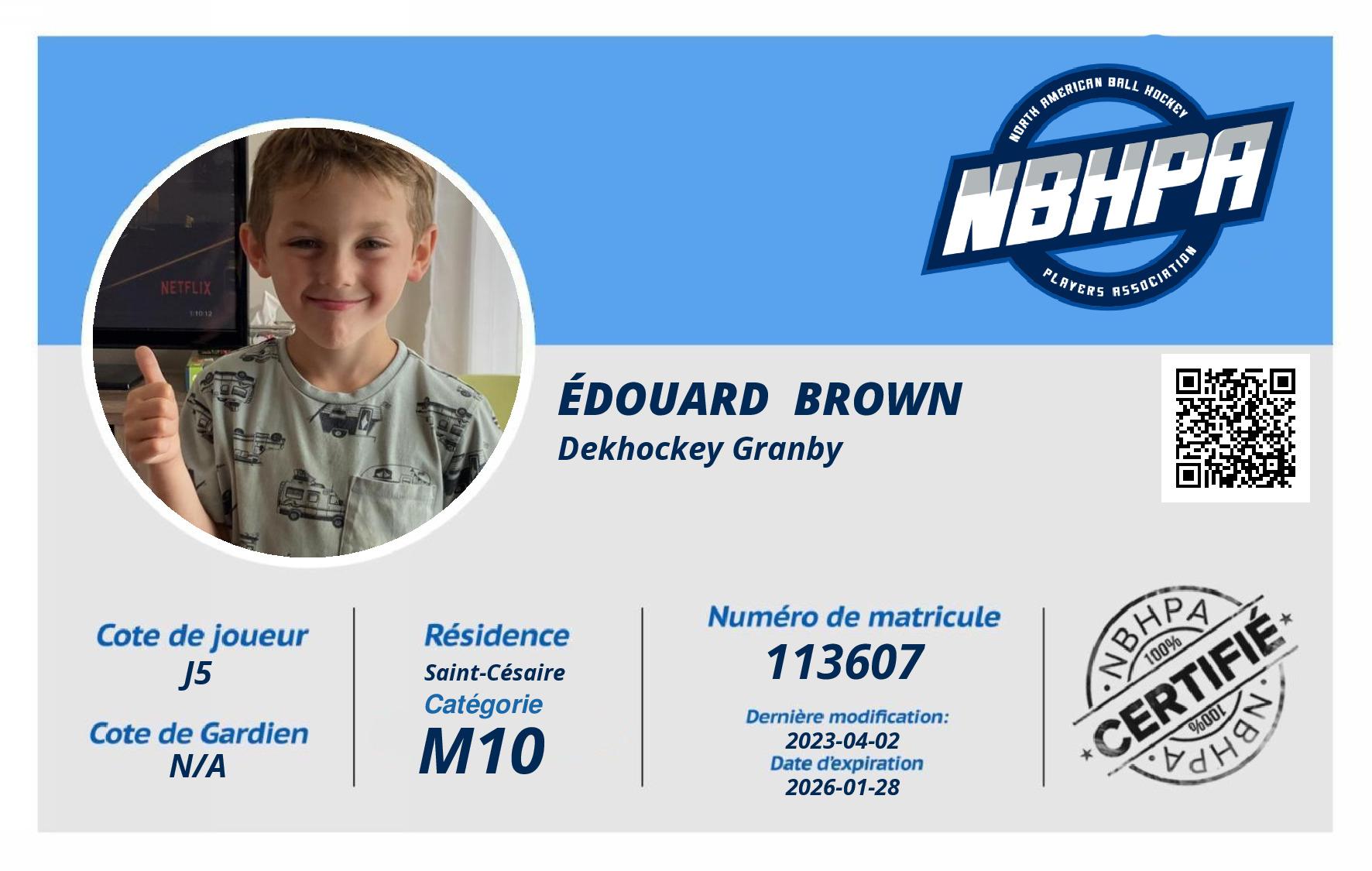Édouard  Brown 