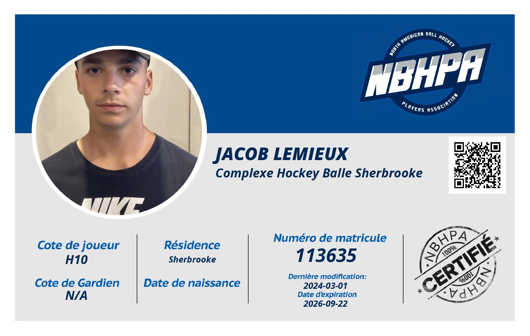 Jacob Lemieux