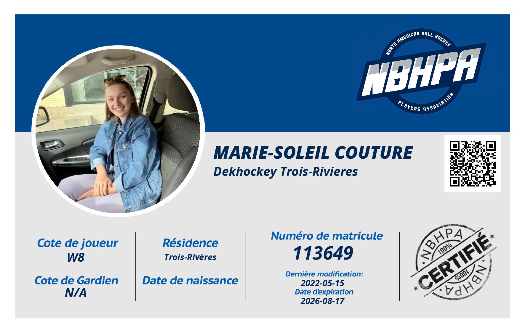 Marie-Soleil Couture