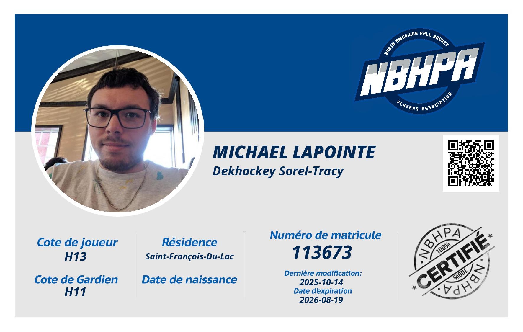 Michael Lapointe