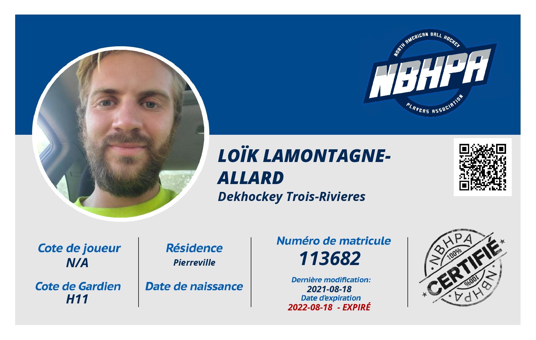 Loïk Lamontagne-Allard