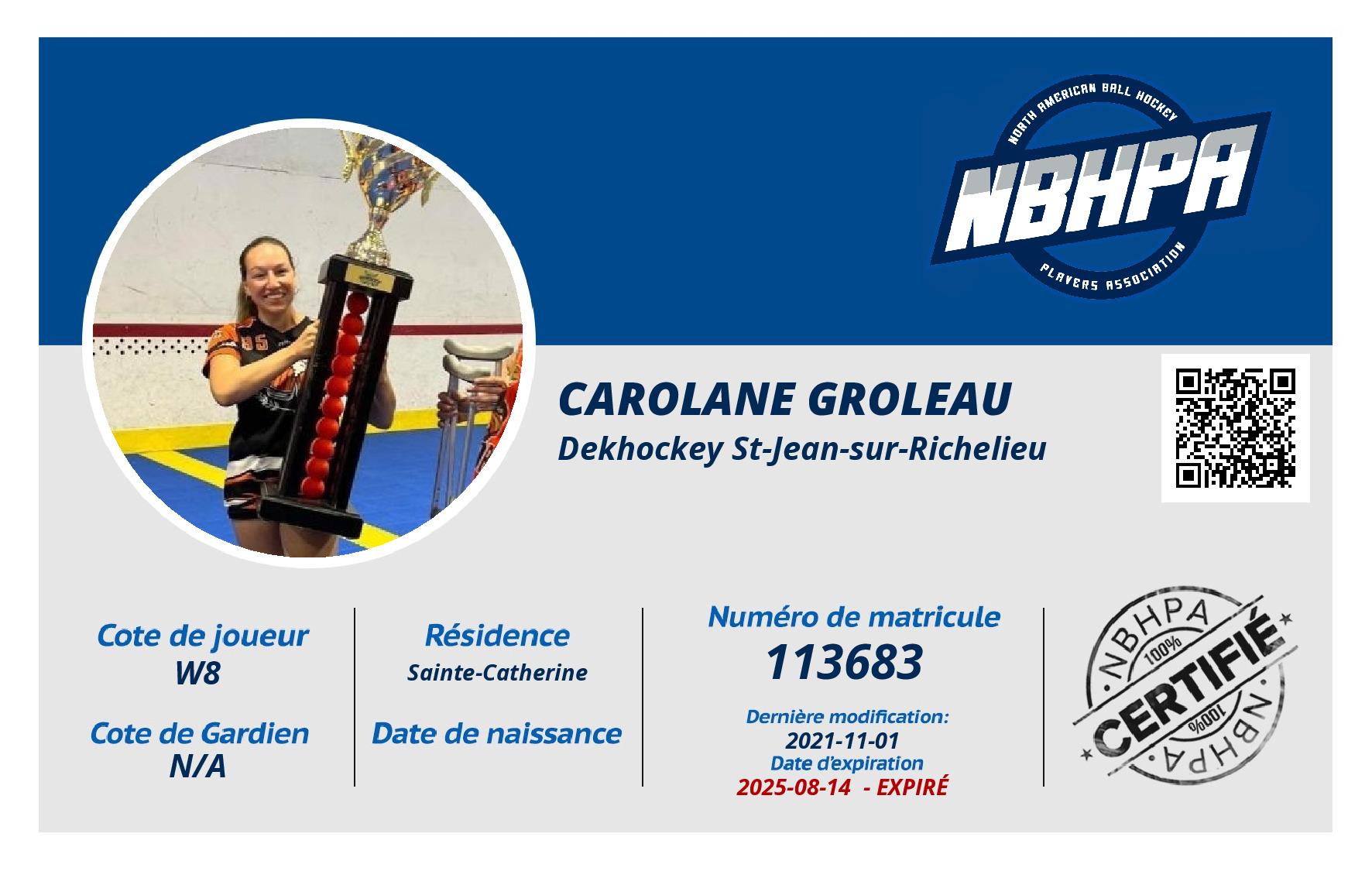 Carolane Groleau