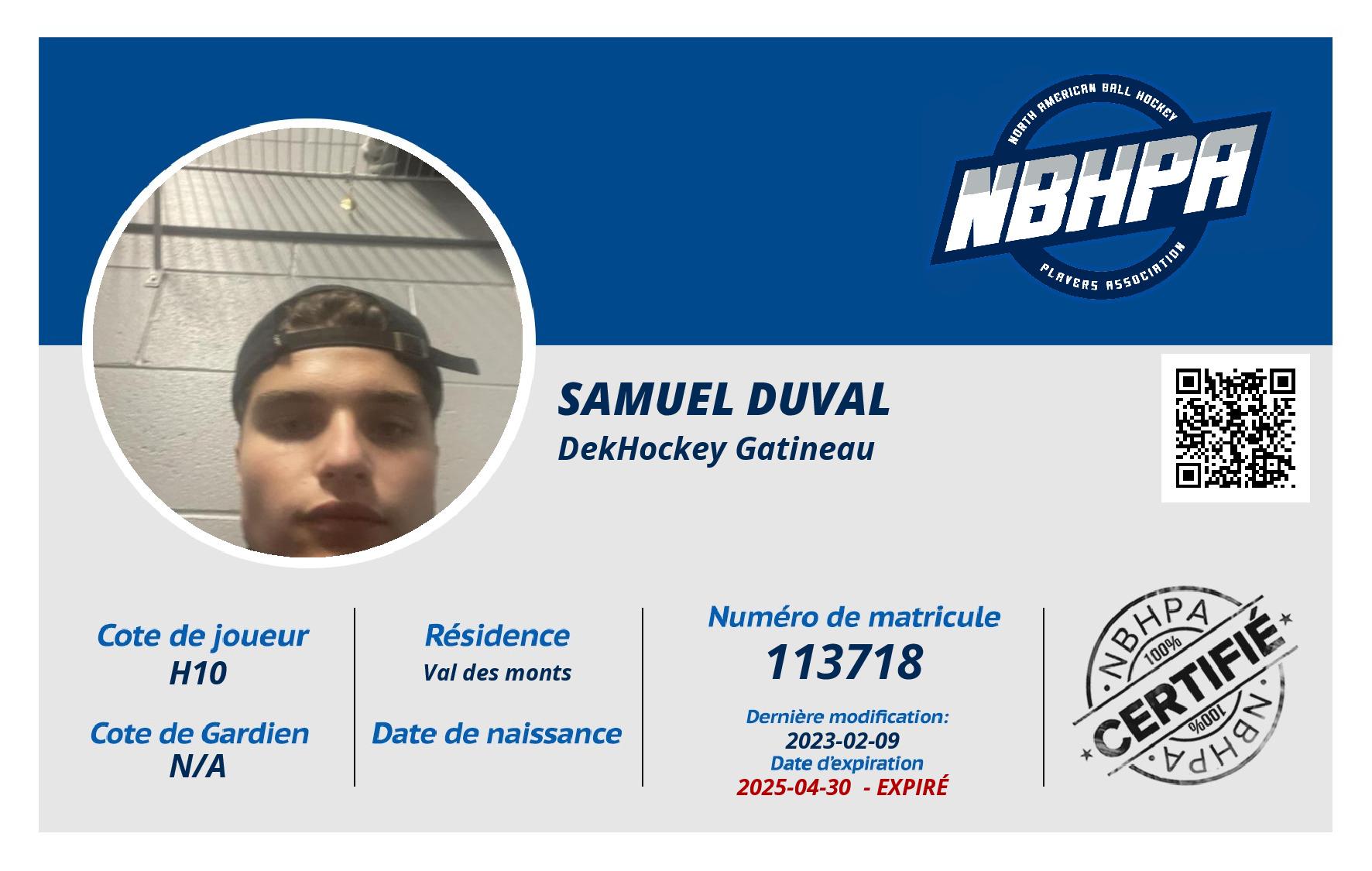 Samuel Duval