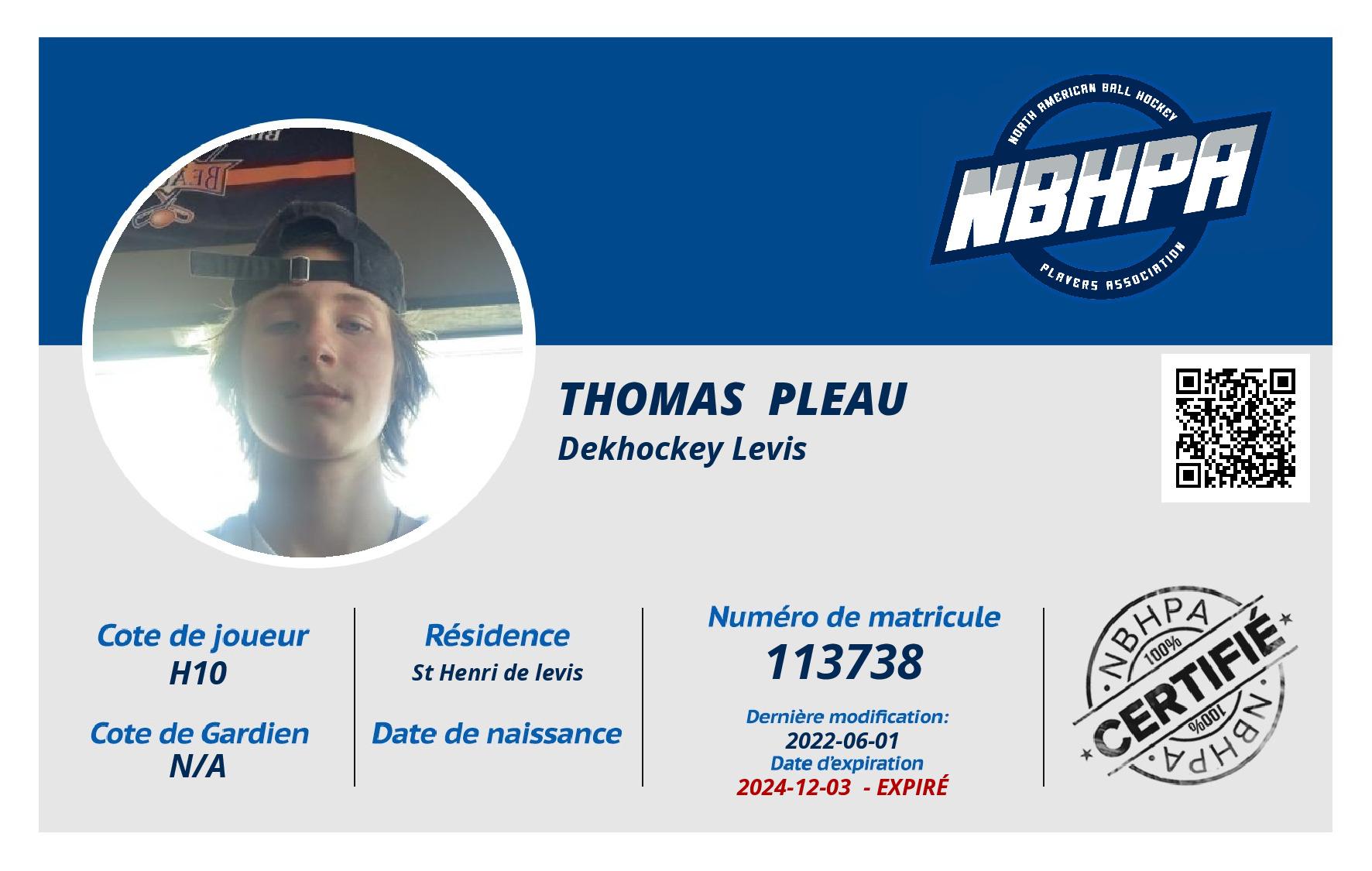 Thomas  Pleau
