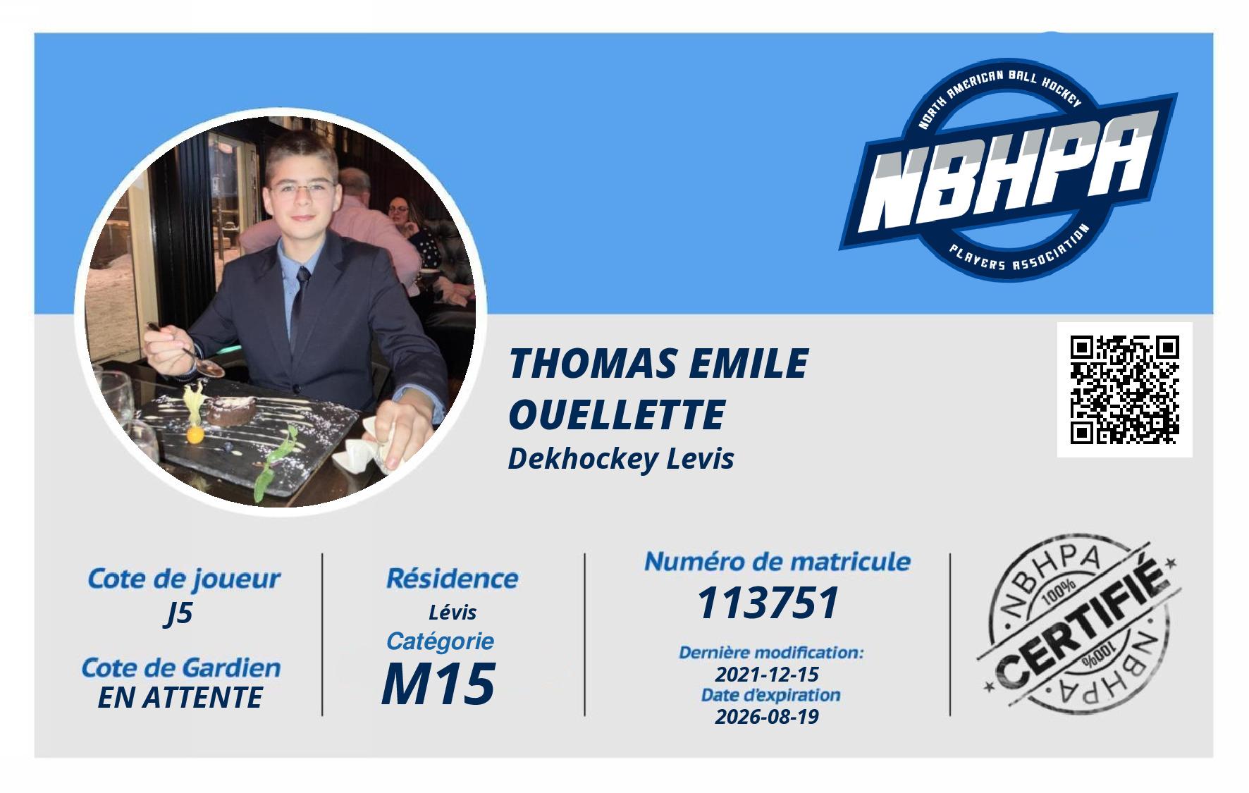 Thomas Emile Ouellette