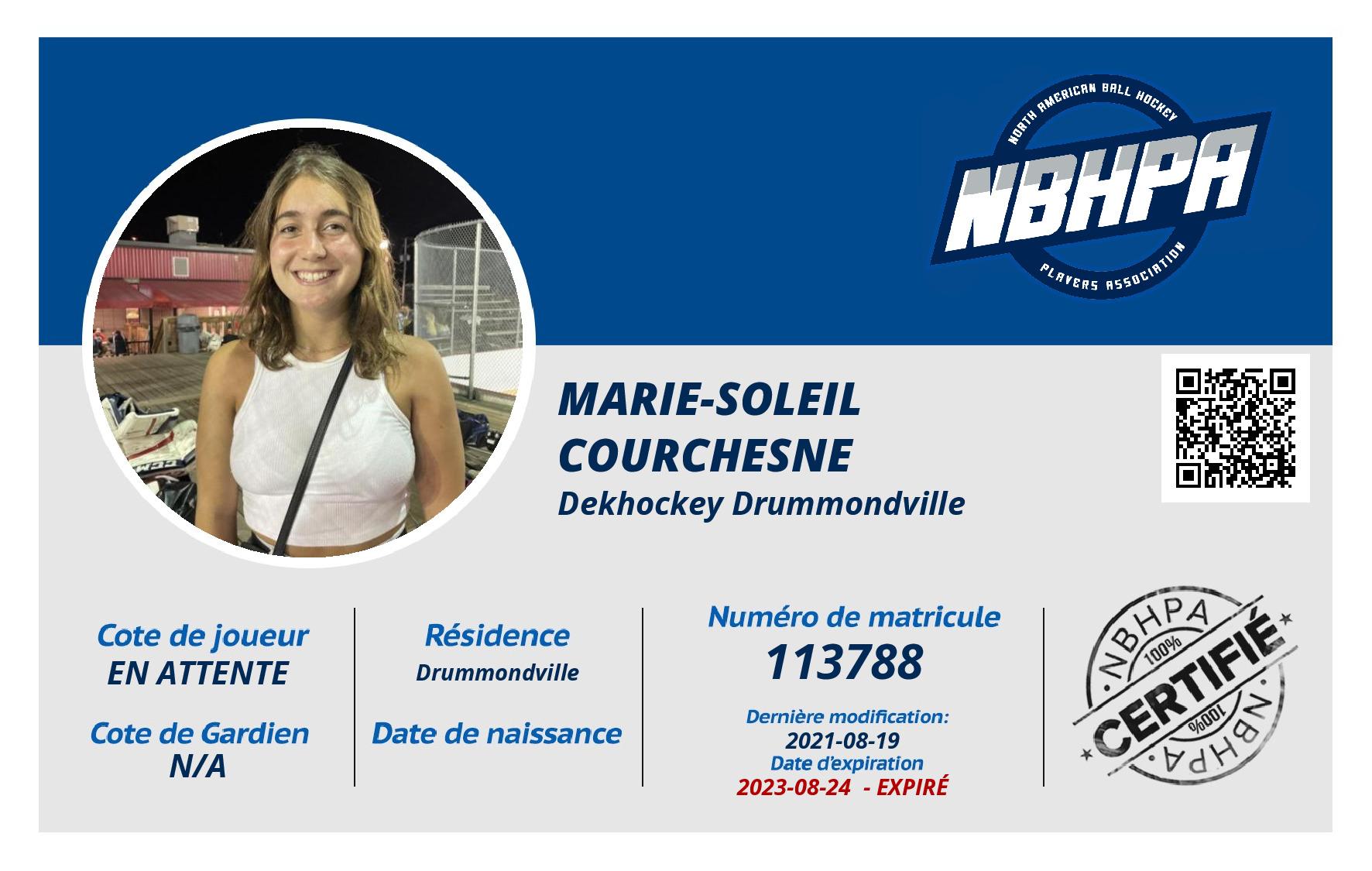 Marie-Soleil  Courchesne