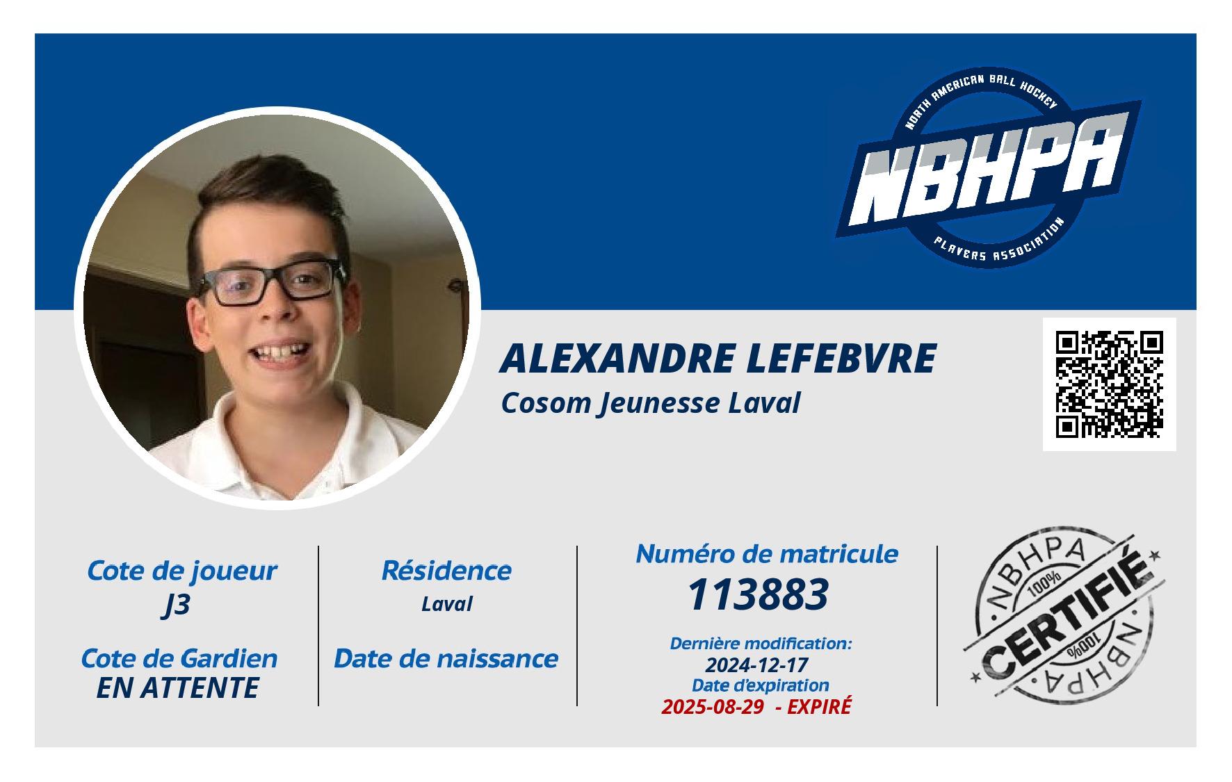 Alexandre Lefebvre