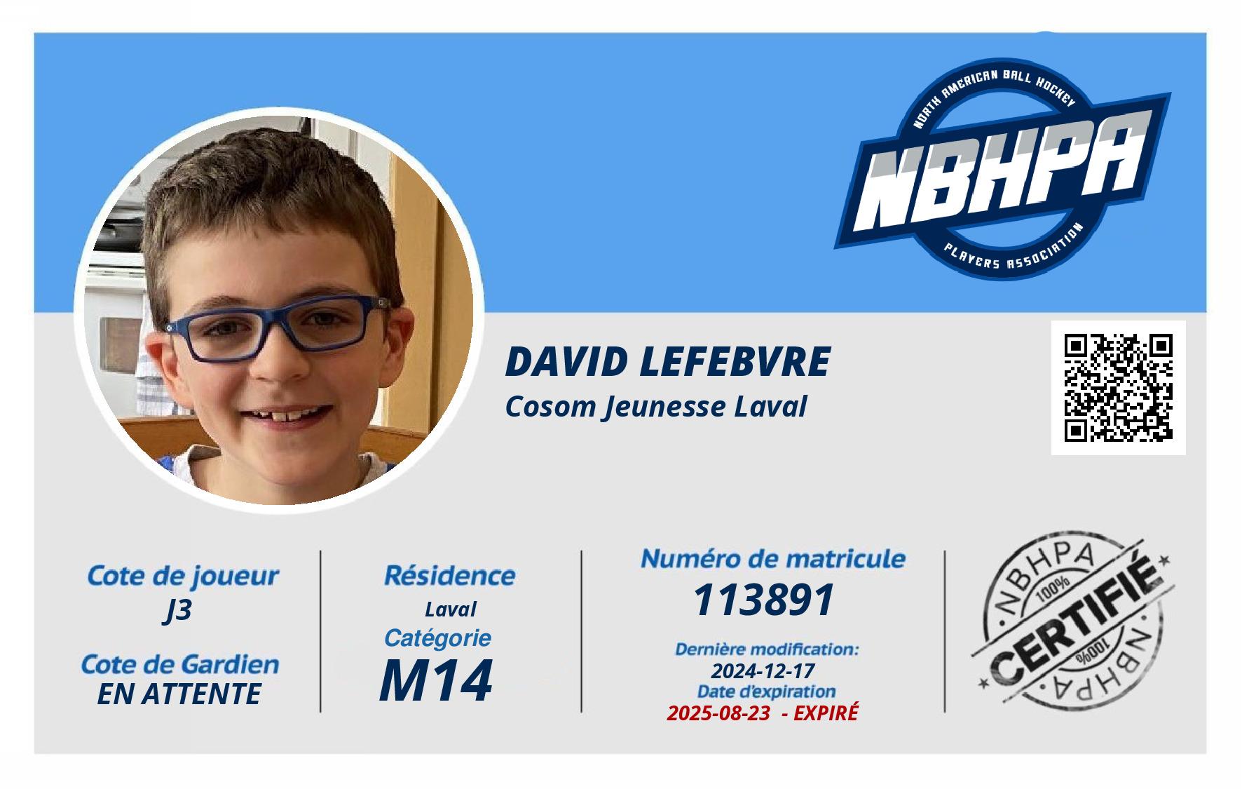 David Lefebvre