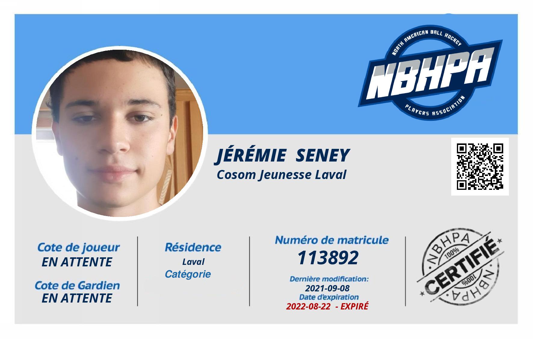 Jérémie  Seney 