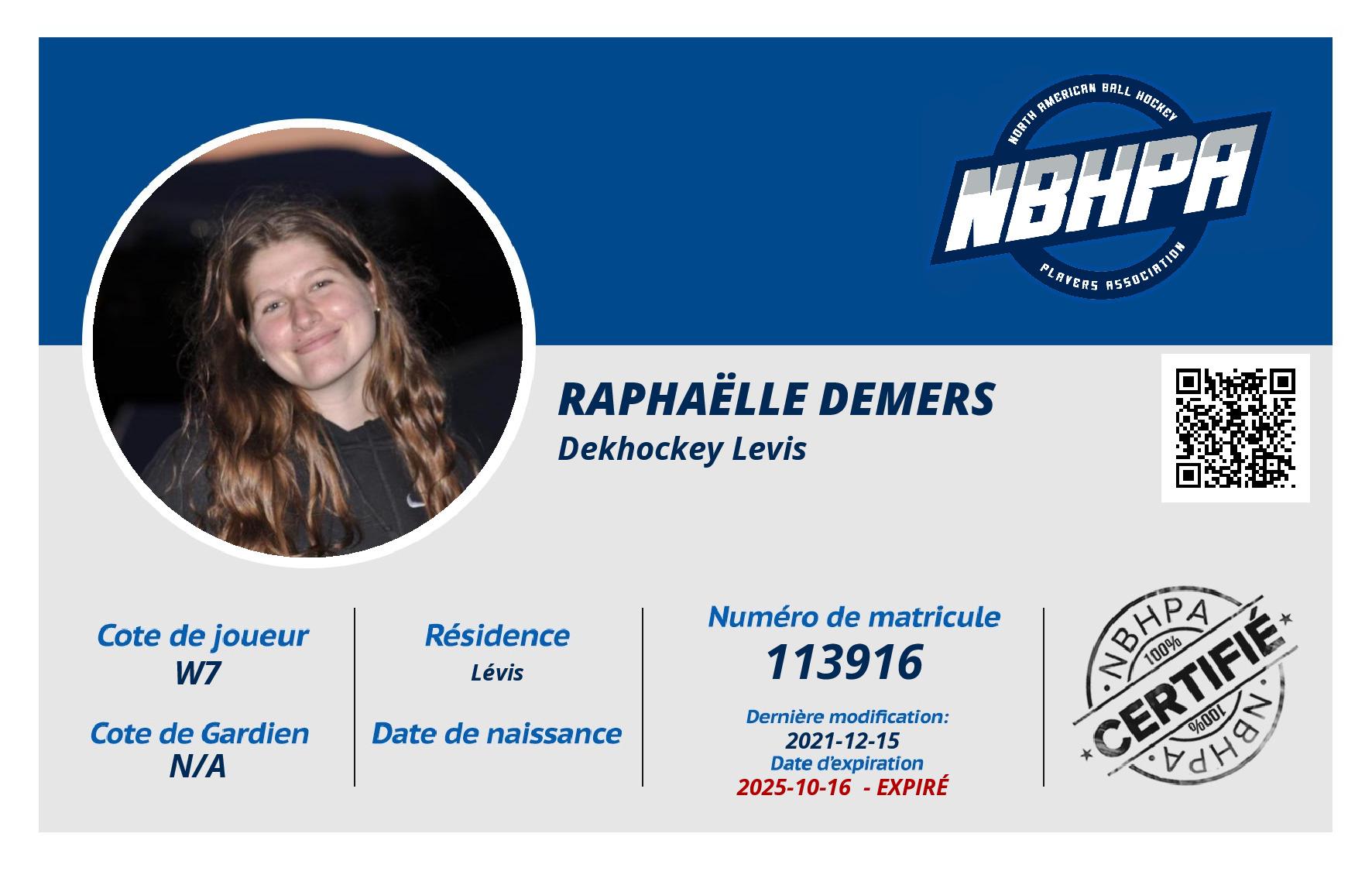 Raphaëlle Demers 